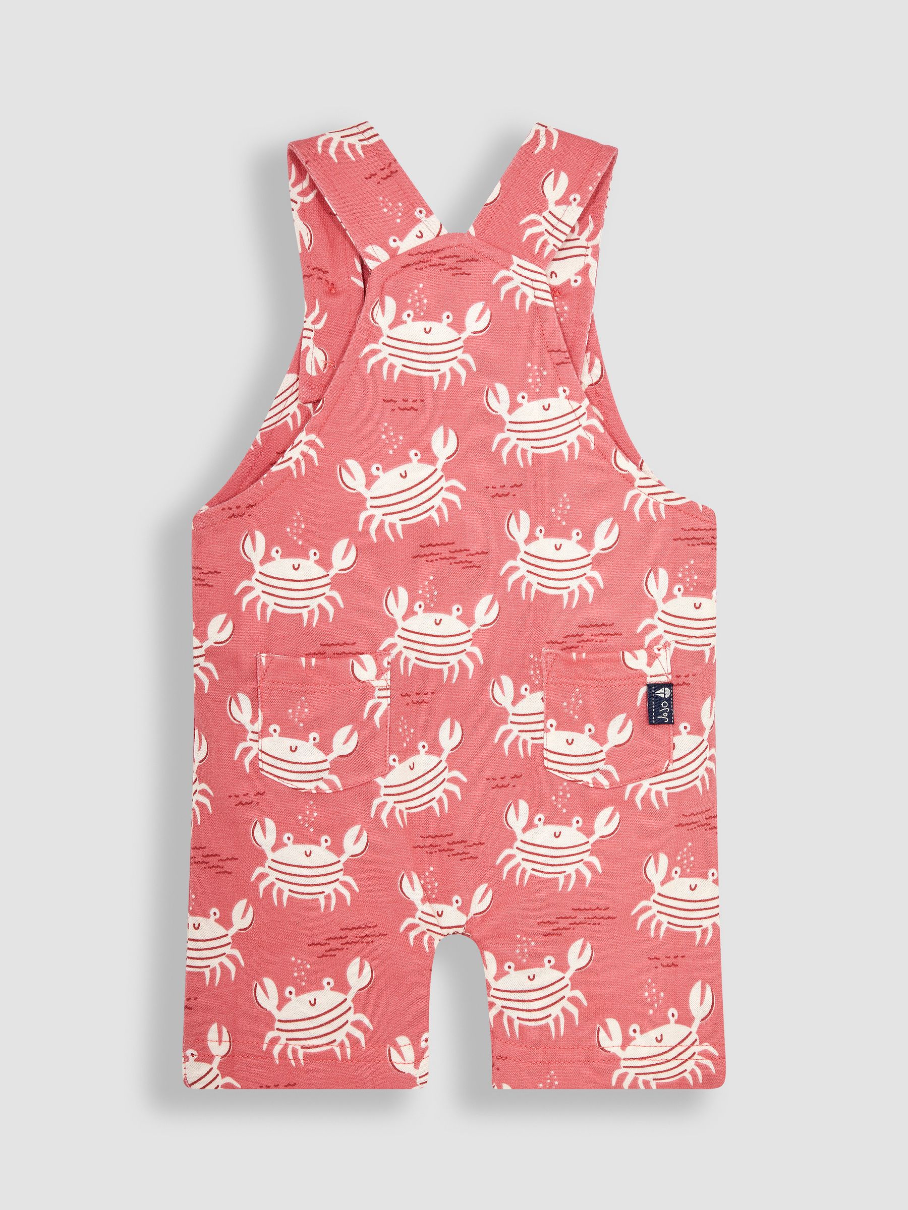 Orange Crab Dungarees & T-Shirt 2-Piece Set - Image 4 of 6