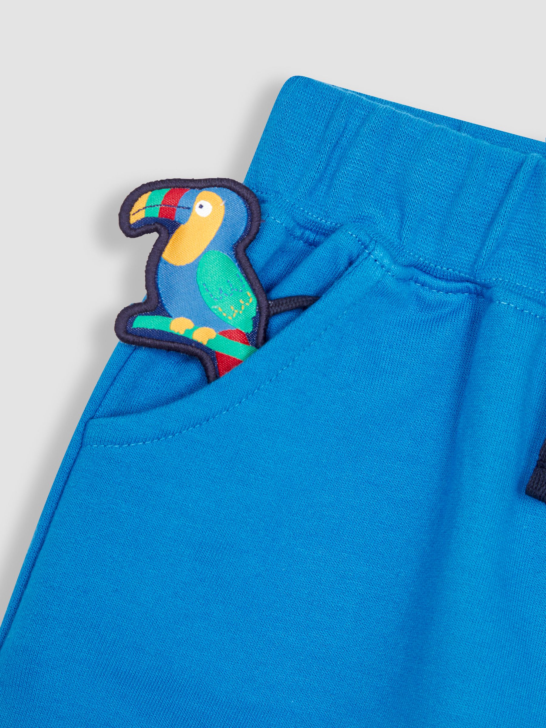 Orange Tropical Bird Printed T-Shirt & Shorts Set - Image 5 of 5