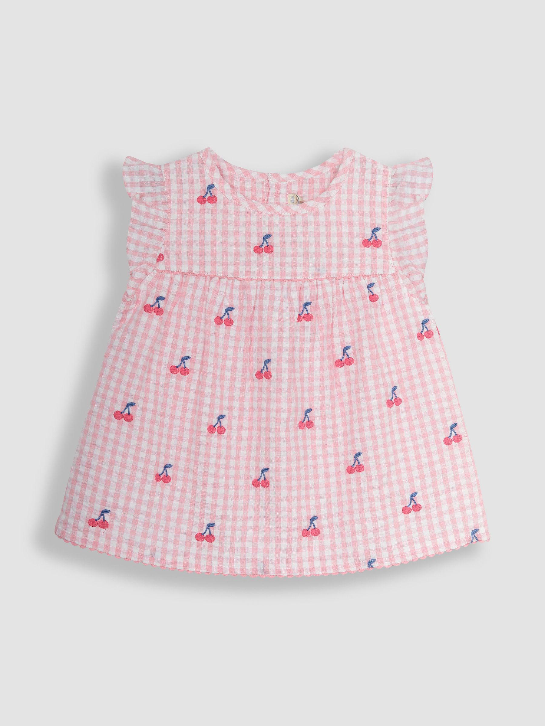 Pink Cherry Embroidered Pretty Blouse - Image 1 of 3