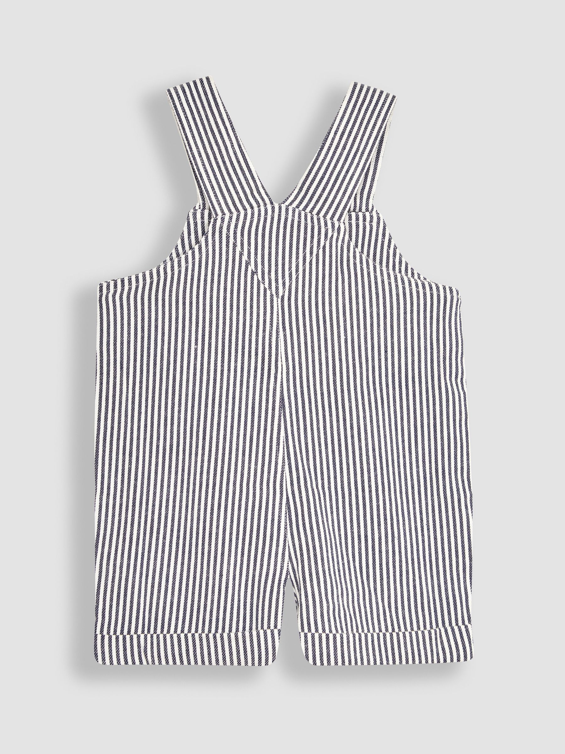 Navy White Stripe Stripe Dungarees - Image 2 of 5