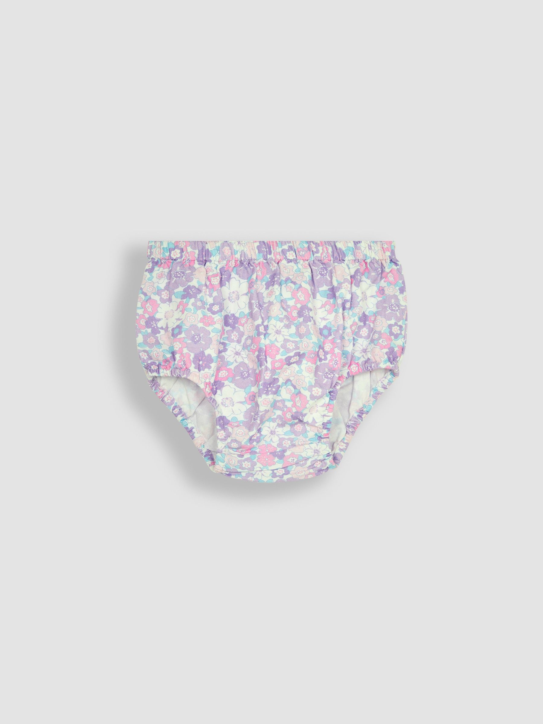Lilac Purple Hedgerow Floral Broderie Collar Party Dress - Image 4 of 5