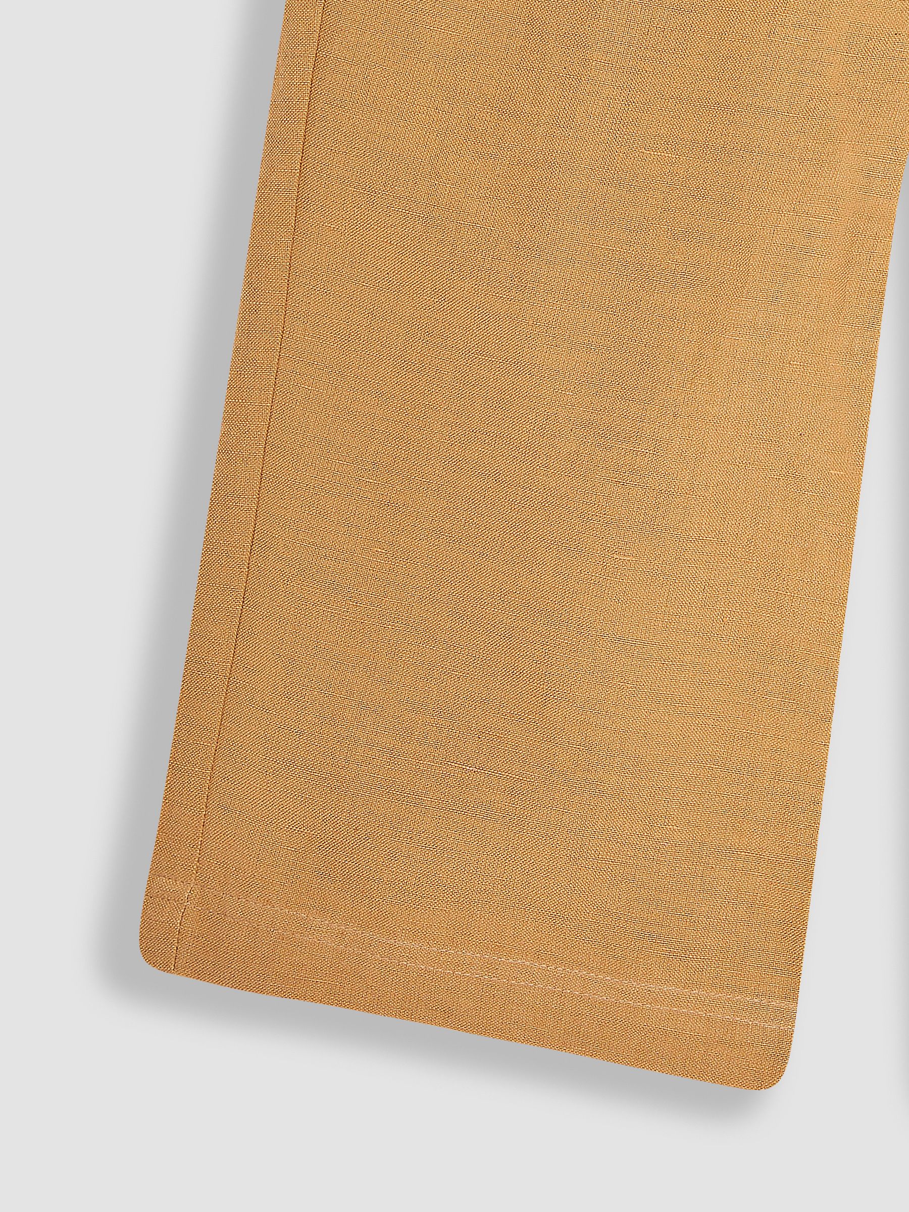 Tan Brown Cotton Linen Summer Trousers - Image 3 of 3