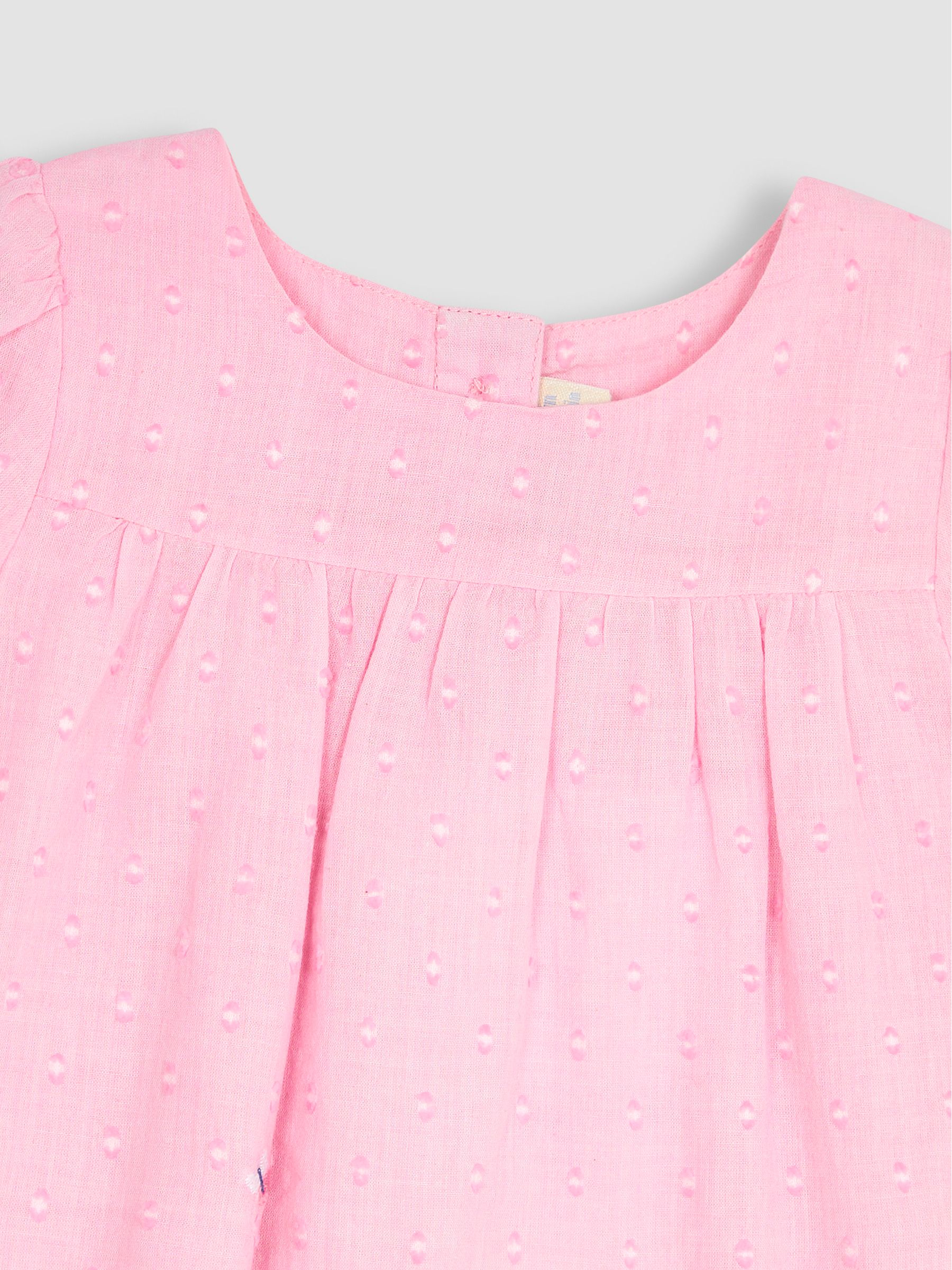 Pink Bunny 2-Piece Appliqué Blouse & Leggings Set - Image 4 of 5