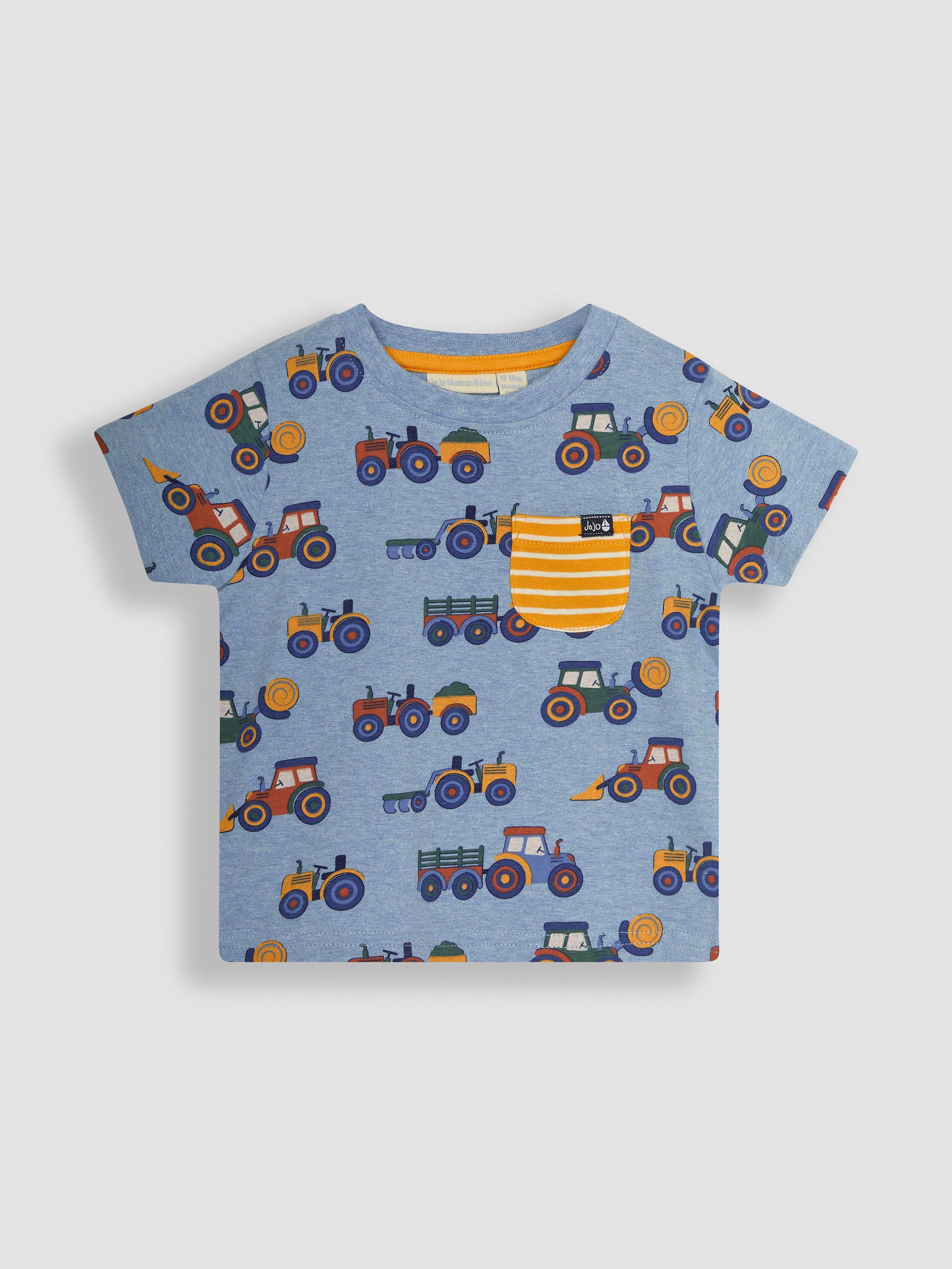 Blue Farm Vehicles 2-Pack Pocket T-Shirts - Image 2 of 6