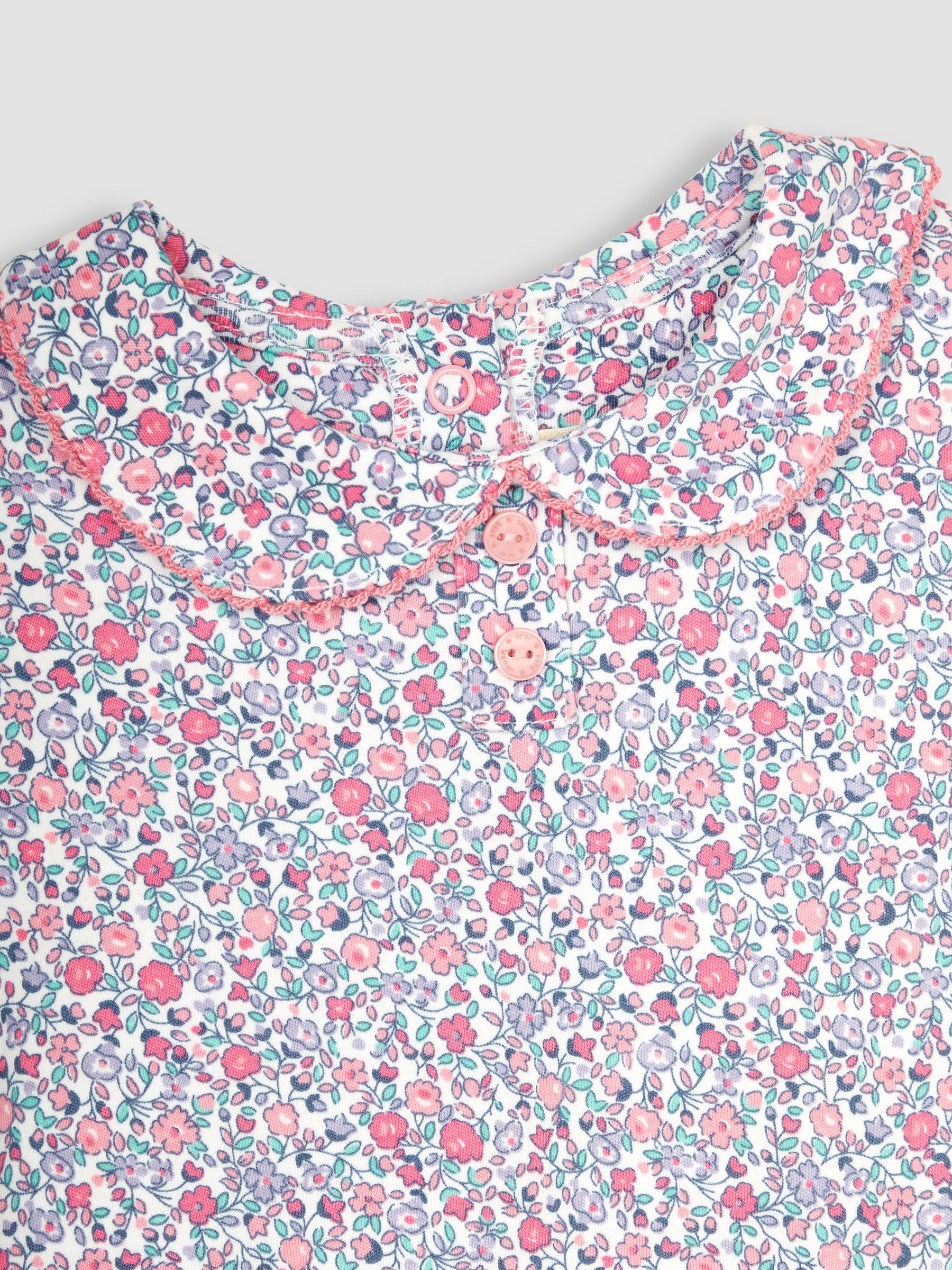 Pastel Ditsy Floral Peter Pan Top - Image 2 of 3