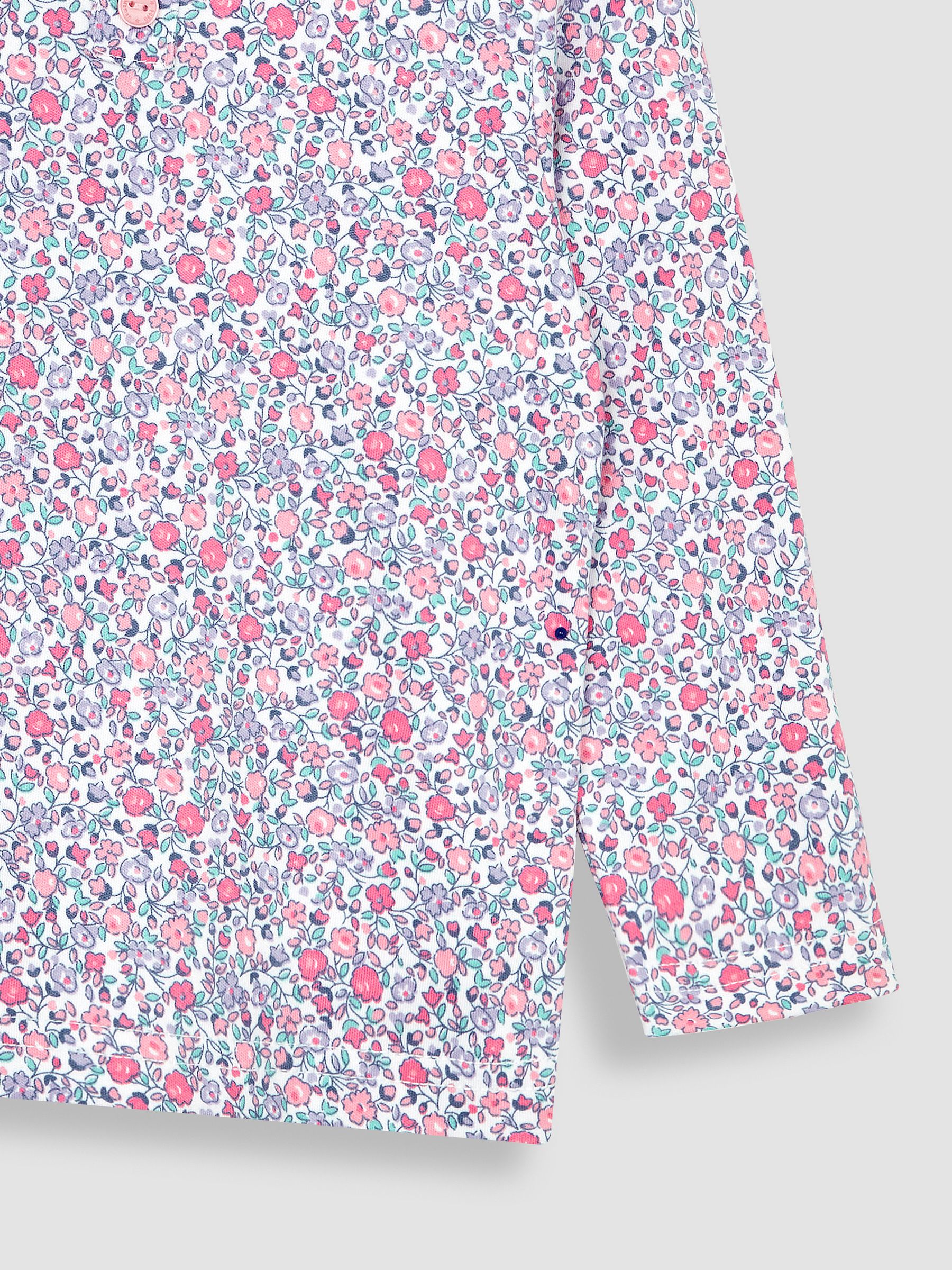 Pastel Ditsy Floral Peter Pan Top - Image 3 of 3