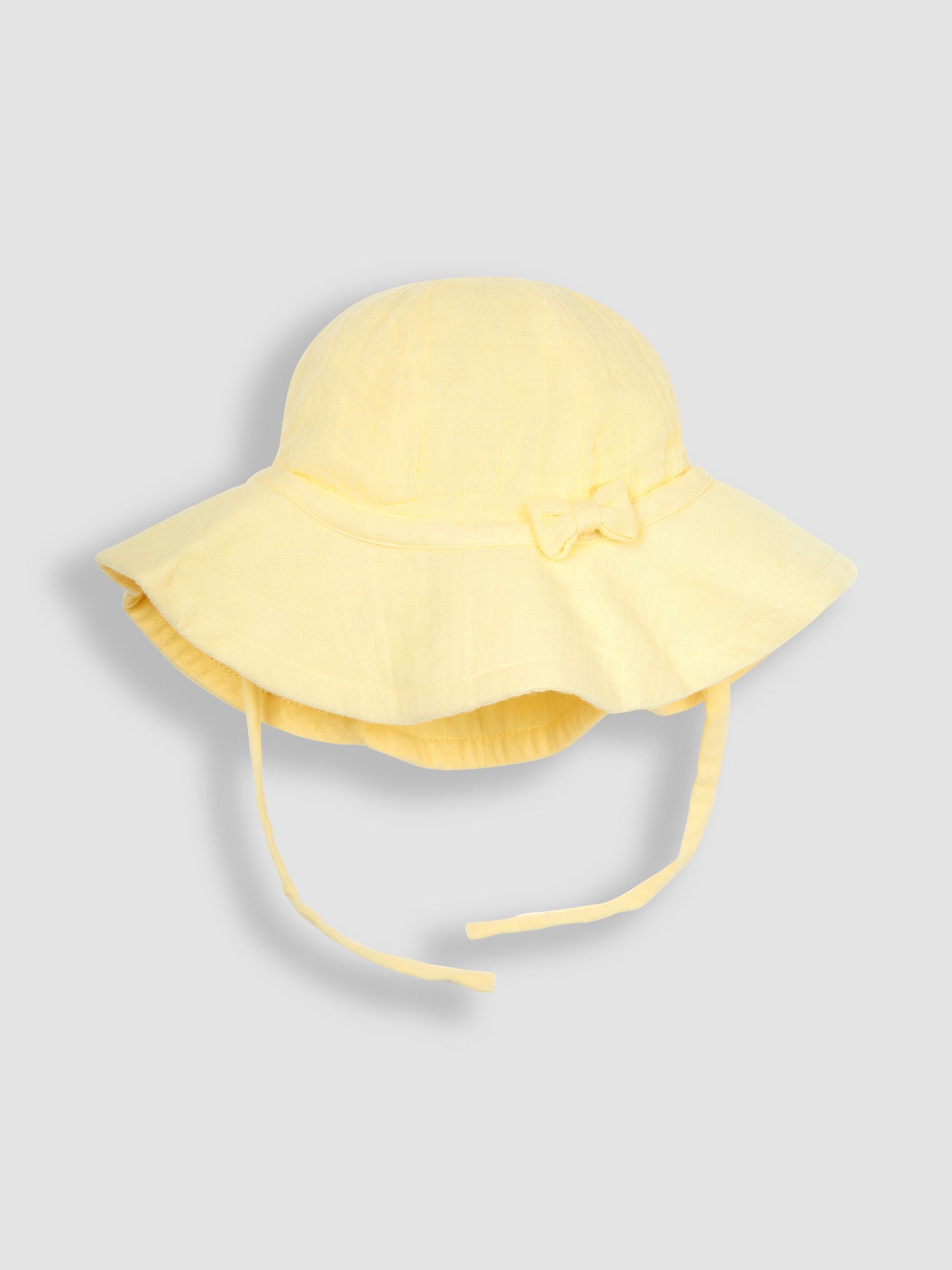 Yellow 2-Piece Cheesecloth Jumpsuit & Hat Set - Image 5 of 5