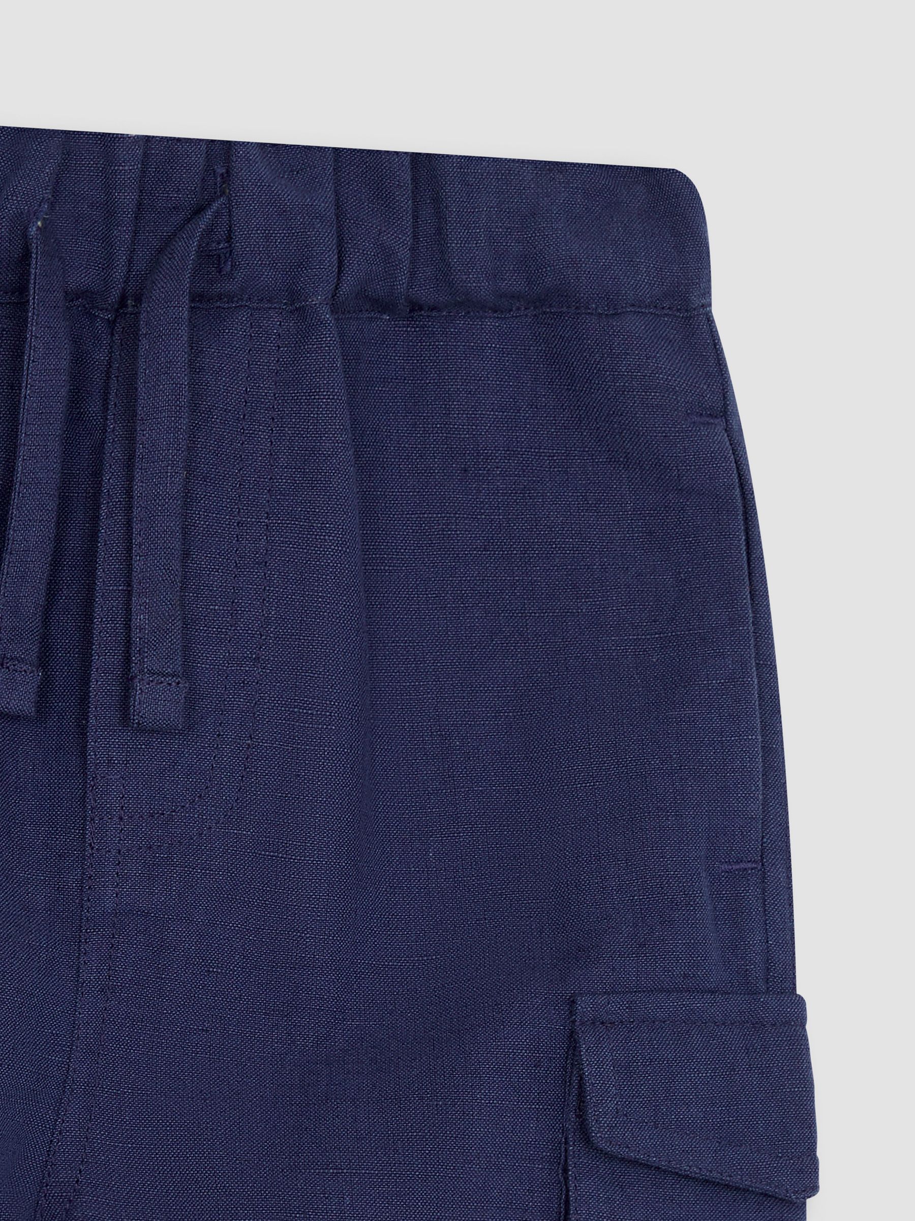 Navy Blue Summer Shorts - Image 2 of 3