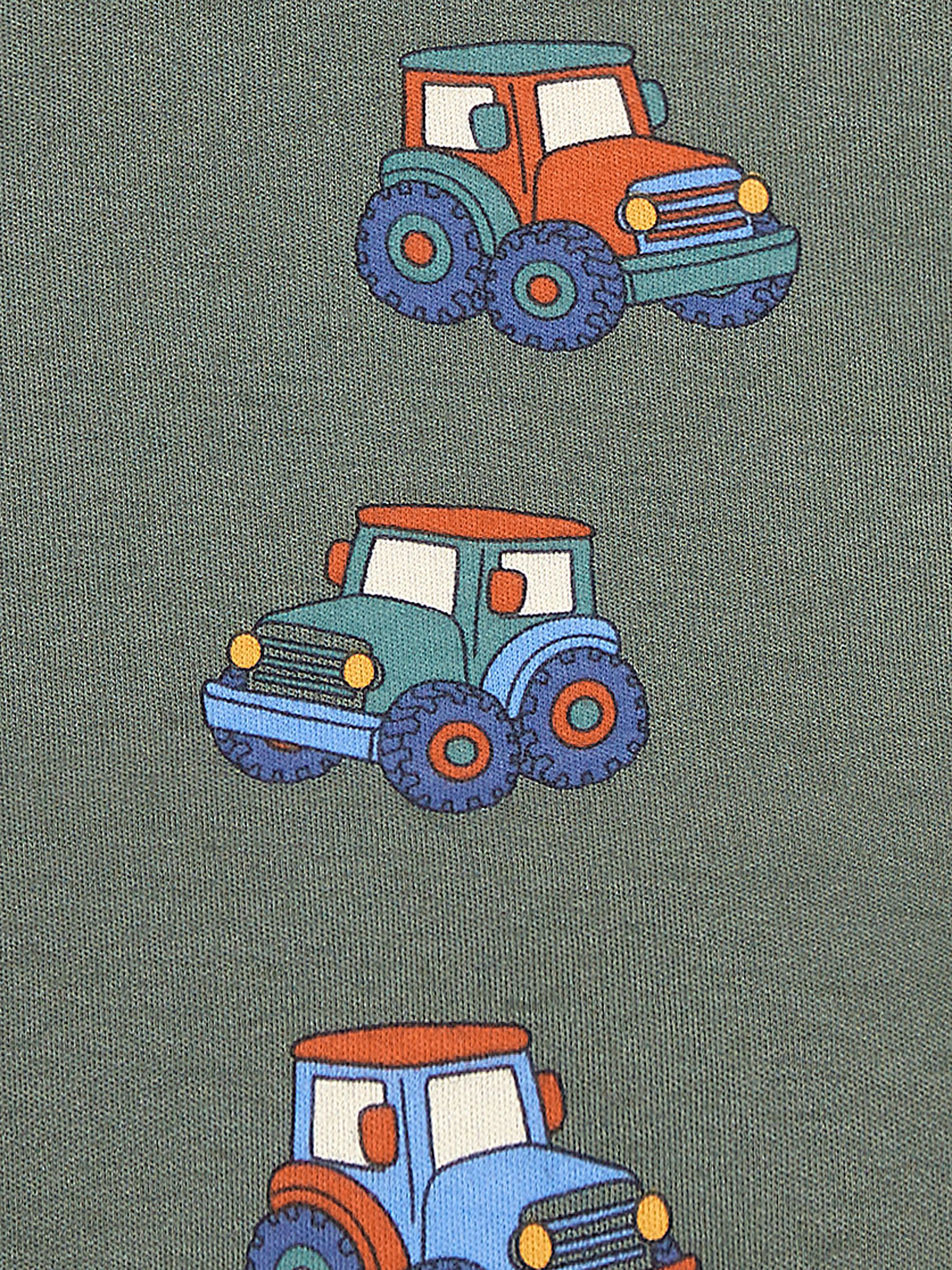 Khaki Green Tractor Contrast Pocket Top - Image 3 of 3