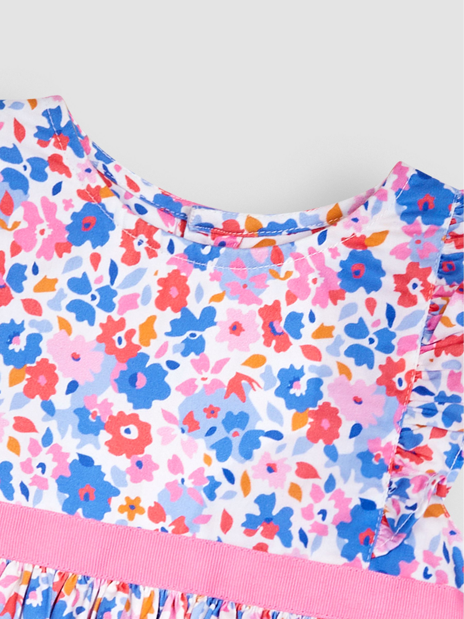 Pretty Floral Party Dress in Pink - Image 2 of 3