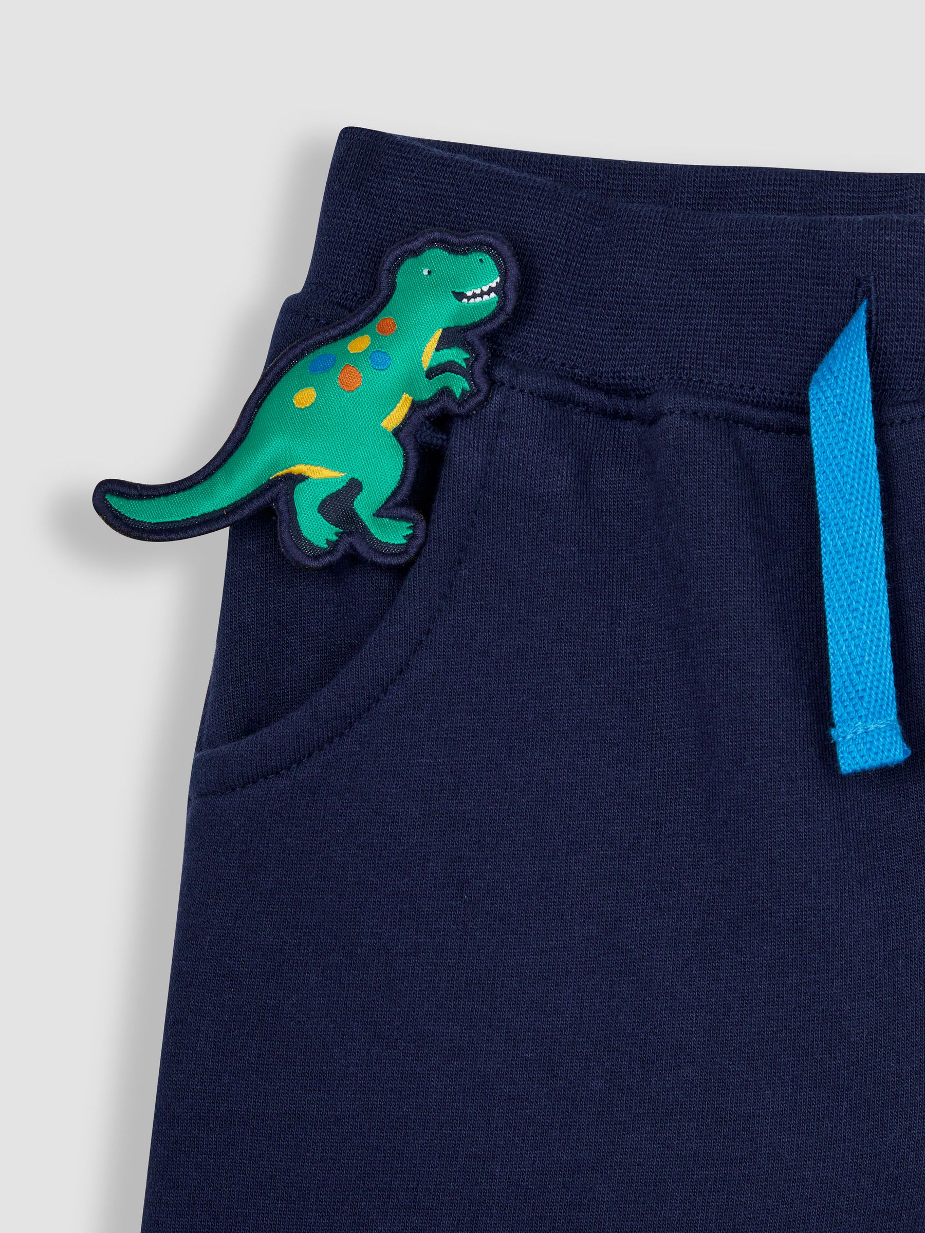 Navy Blue TRex Appliqué Pet in Pocket Joggers - Image 3 of 3