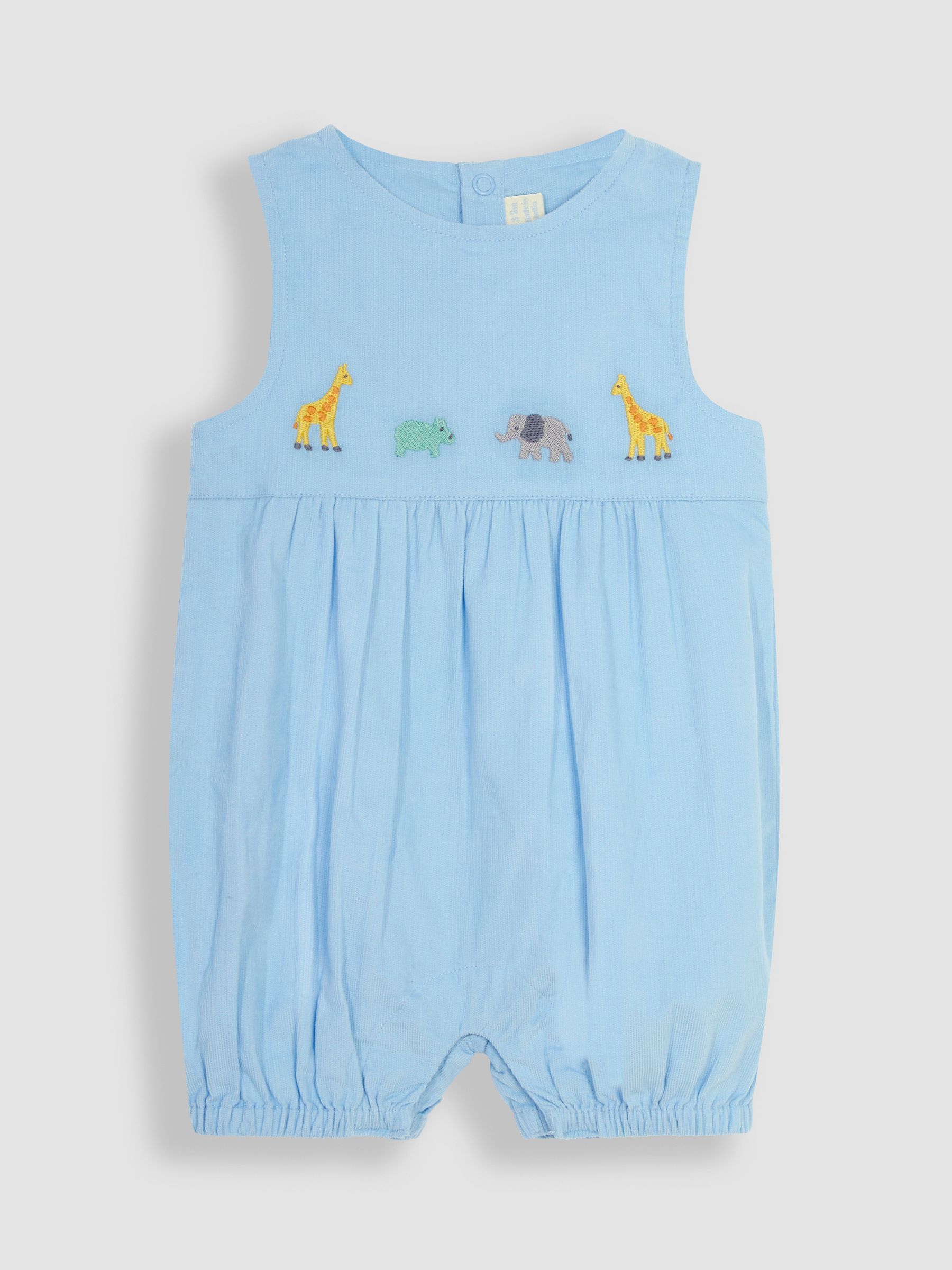 2-Piece Safari Embroidered Romper & Body Set in Blue - Image 2 of 5