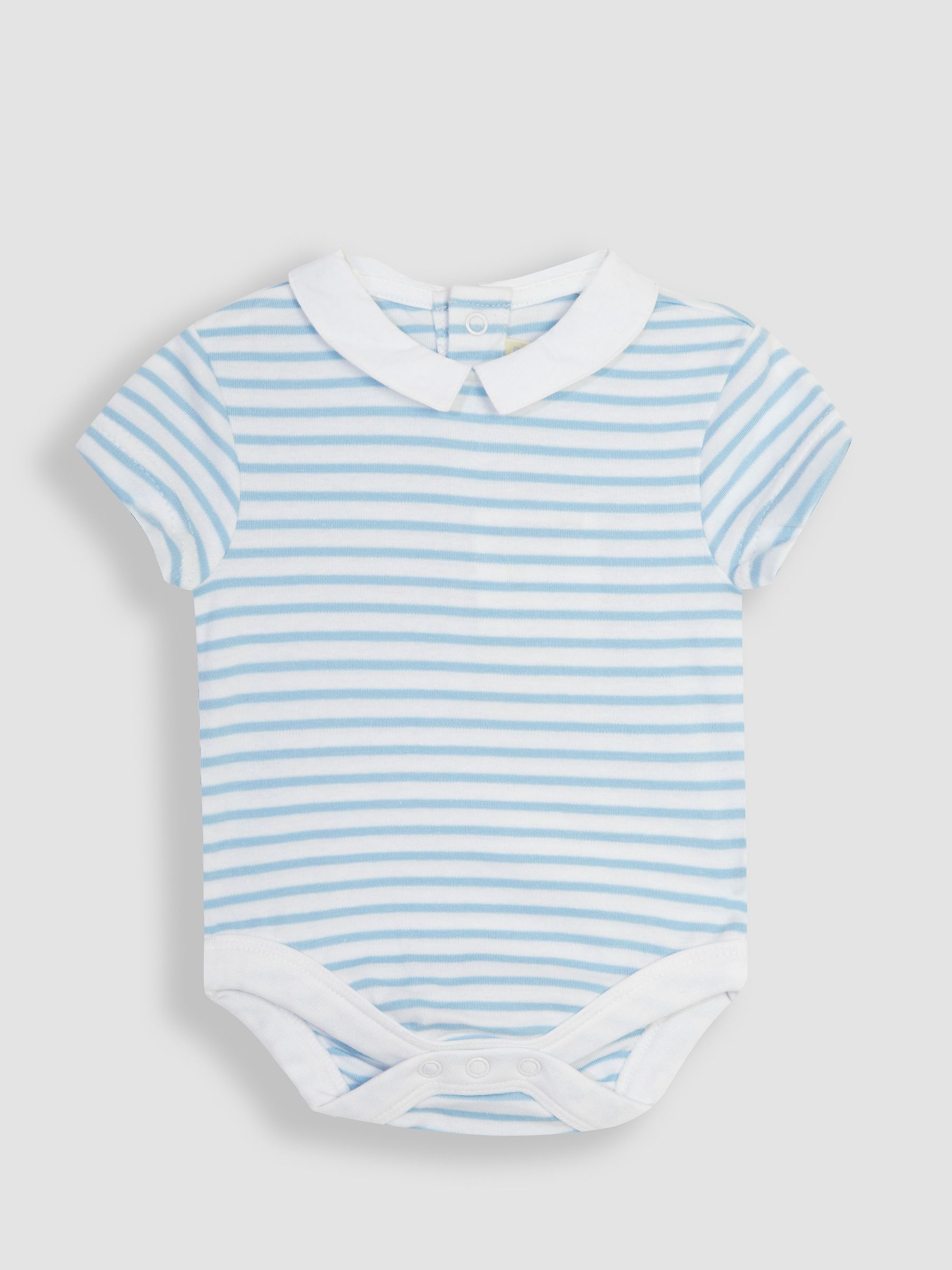 2-Piece Safari Embroidered Romper & Body Set in Blue - Image 4 of 5