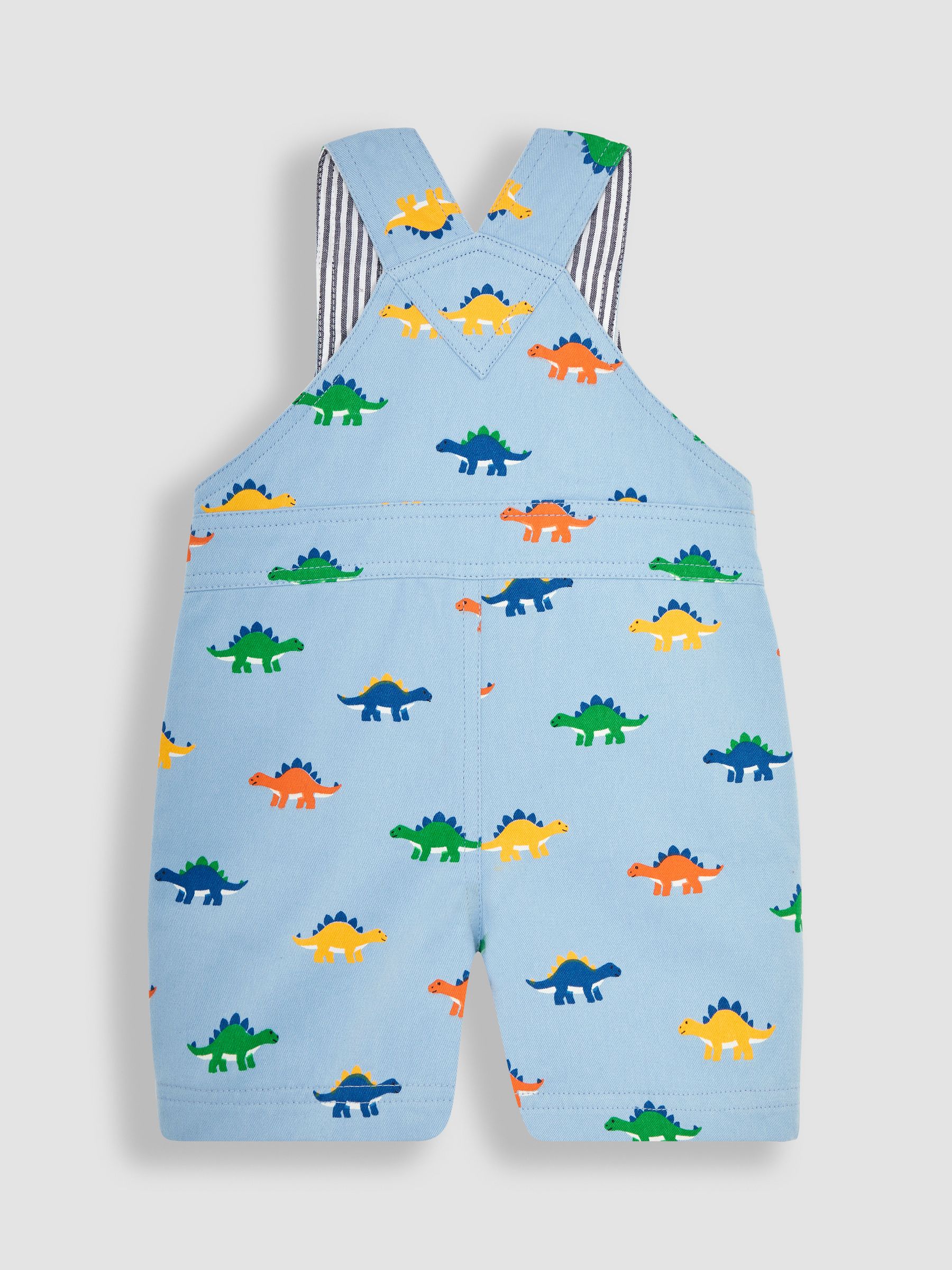 Blue Stegosaurus Printed Dungarees - Image 3 of 3
