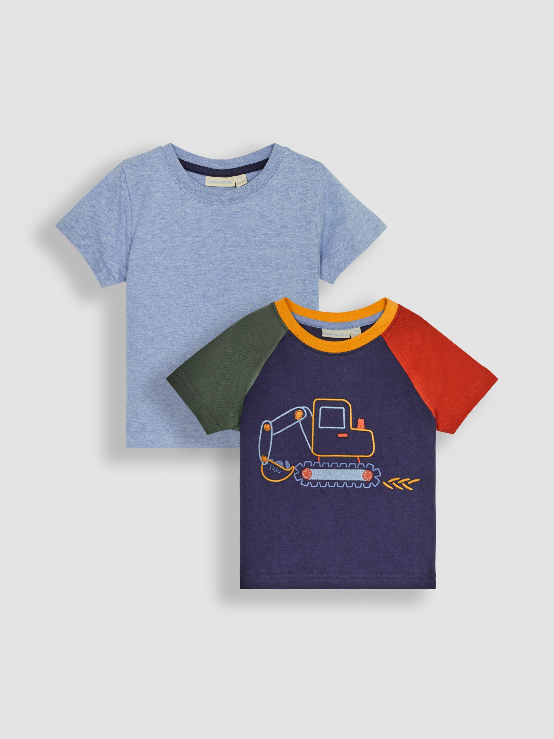 Navy Digger 2-Pack Placement Print T-Shirts - Image 1 of 6