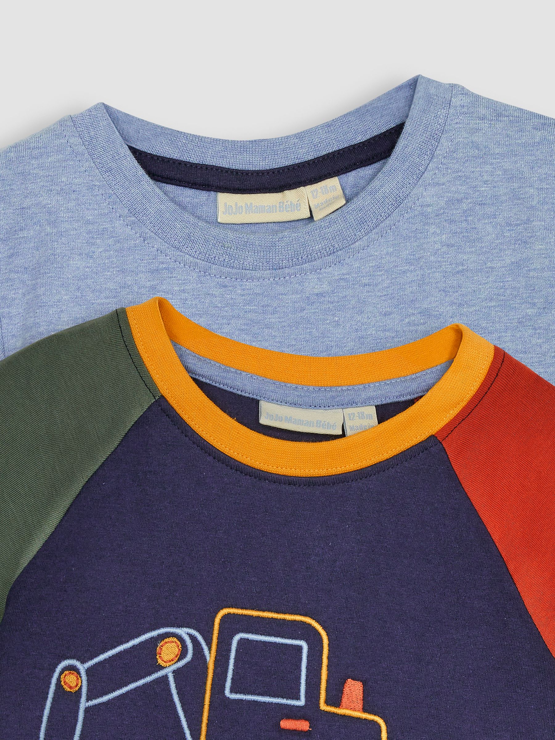 Navy Digger 2-Pack Placement Print T-Shirts - Image 4 of 6