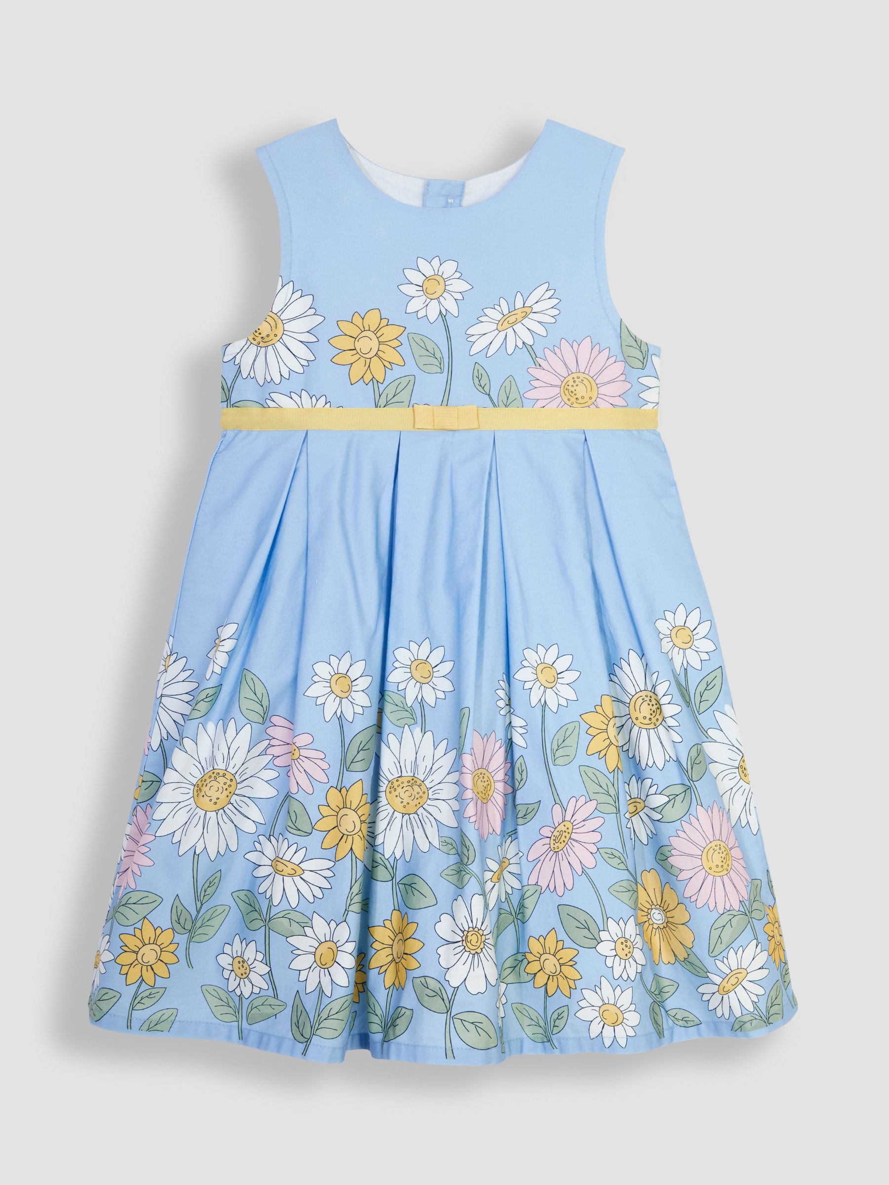 Blue Sunflower Pretty Pleated Party Dress - Image 1 of 3