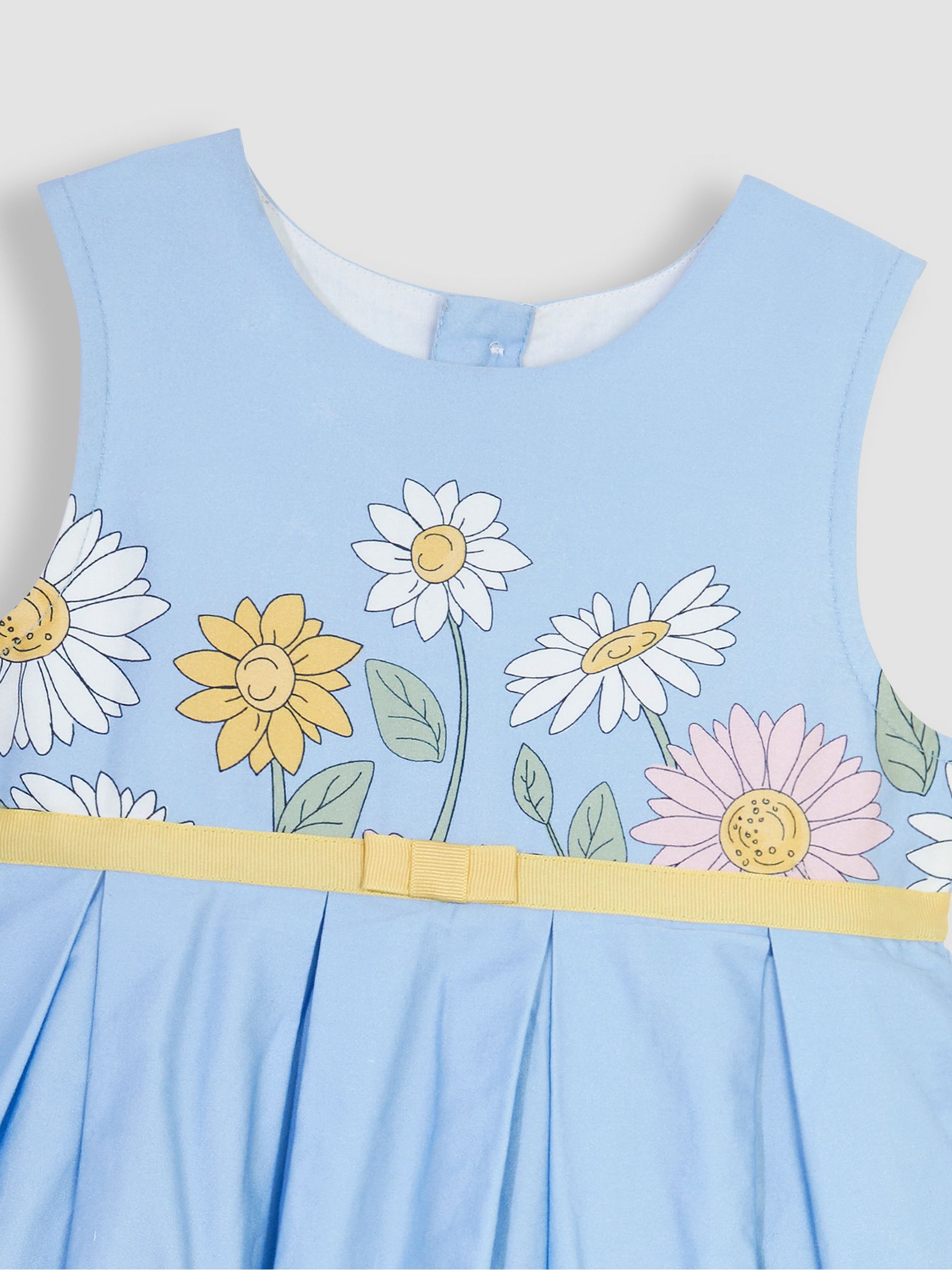 Blue Sunflower Pretty Pleated Party Dress - Image 3 of 3