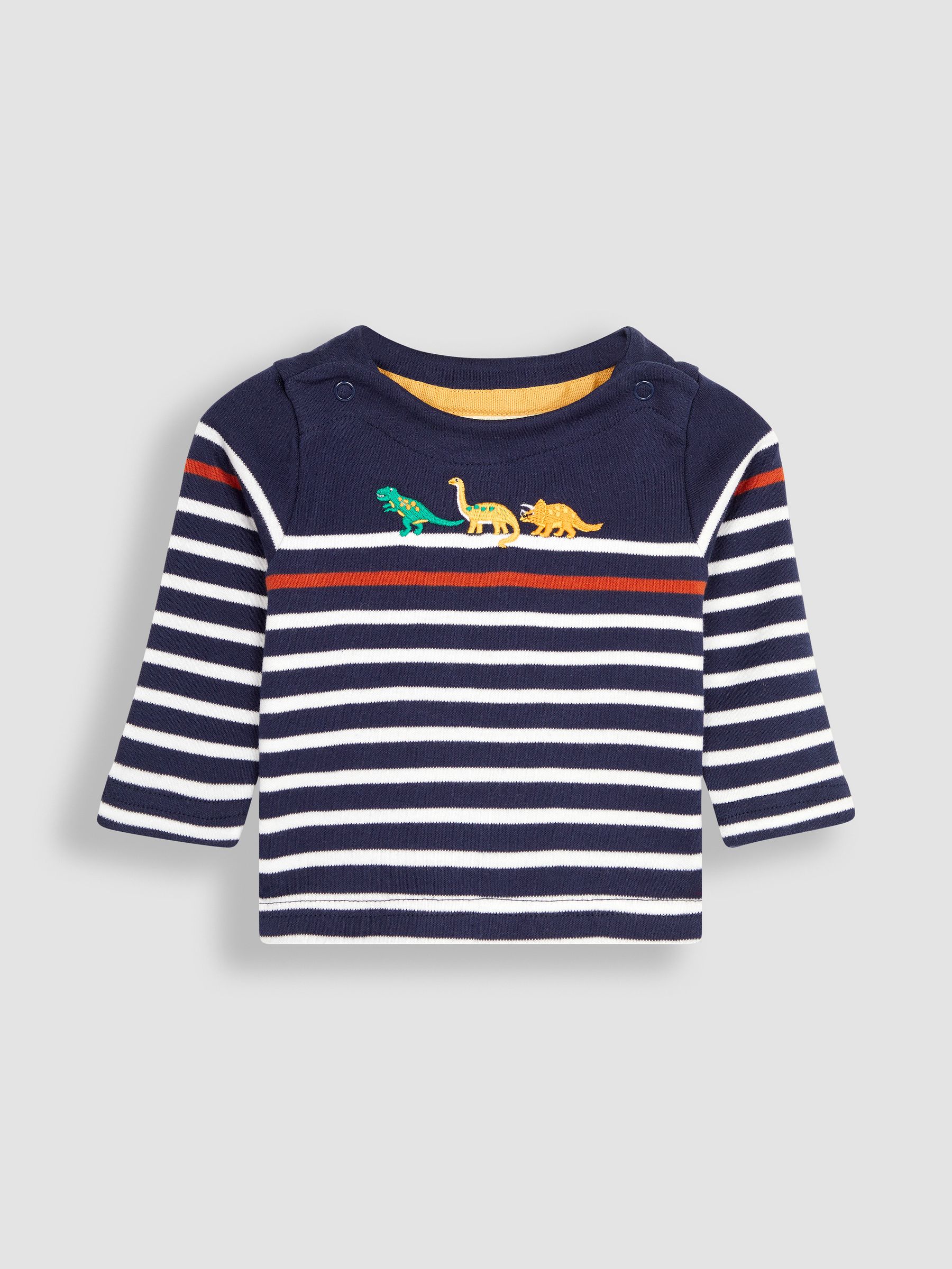 Navy Blue Breton Top & Rib Leggings Set - Image 2 of 4