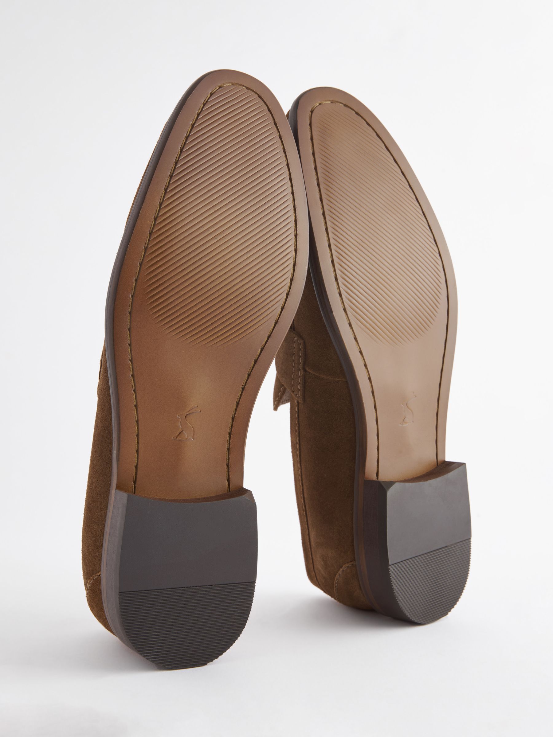 Brown Suede Penny Loafers - Image 6 of 6