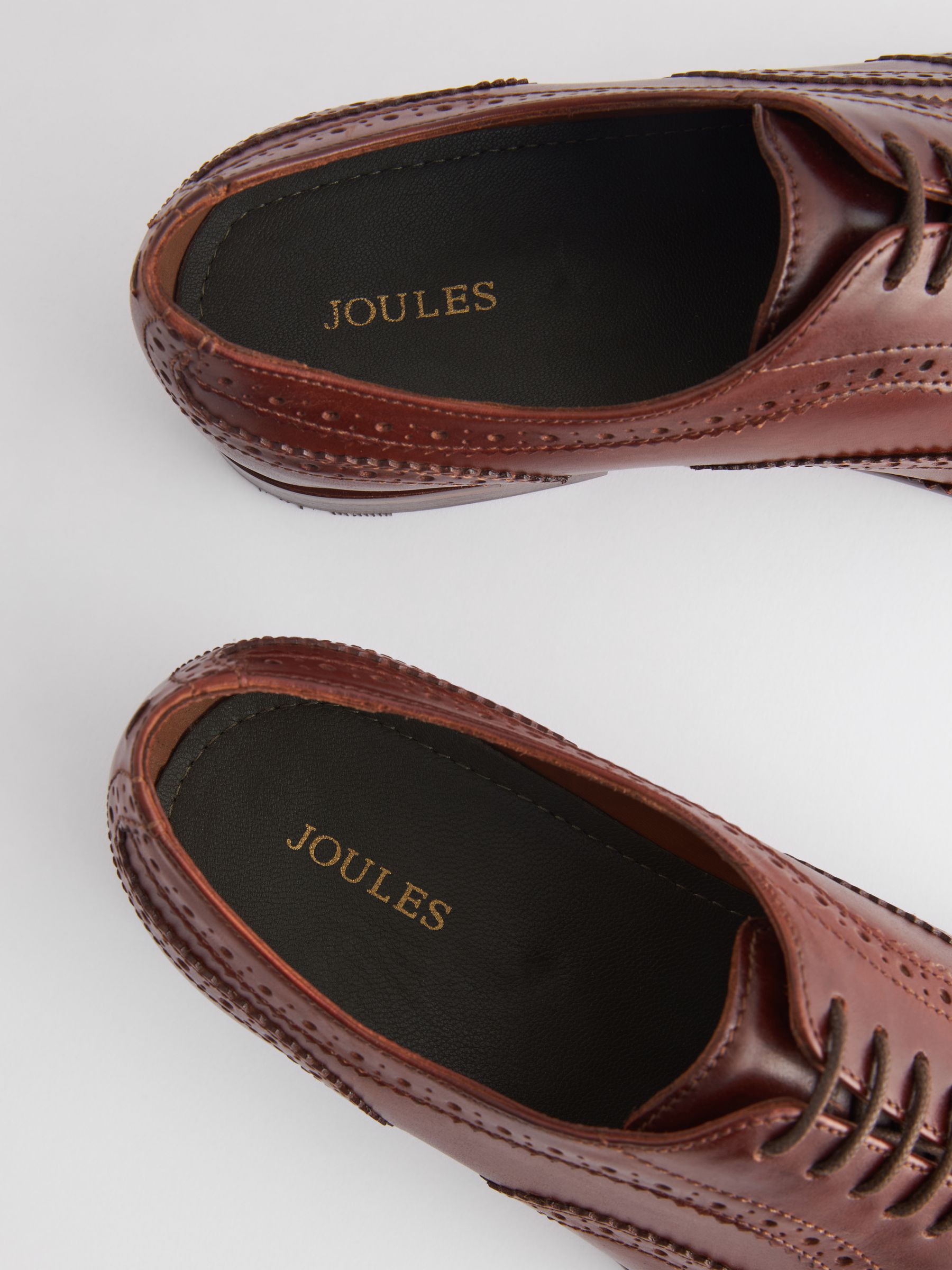Brown Leather Oxford Brogues - Image 5 of 6