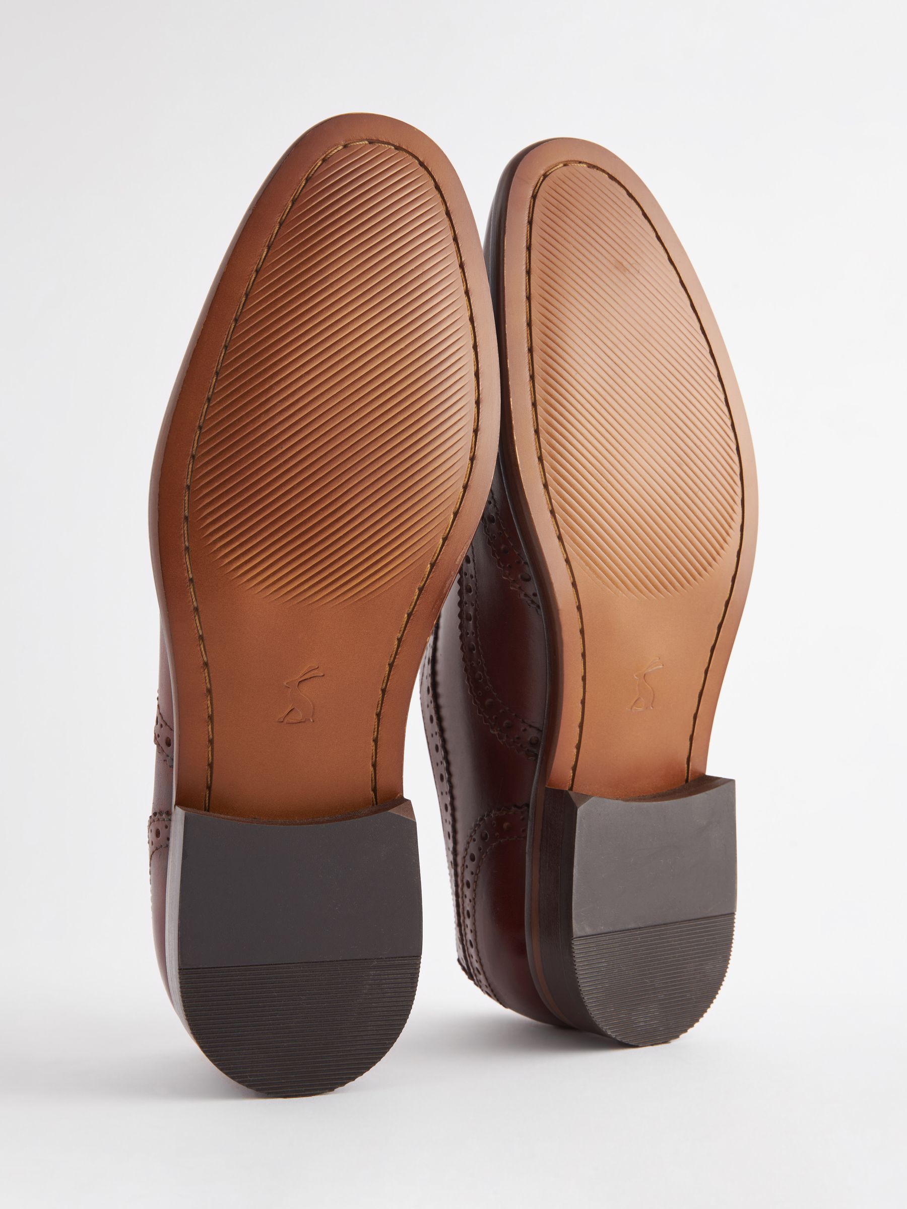 Brown Leather Oxford Brogues - Image 6 of 6