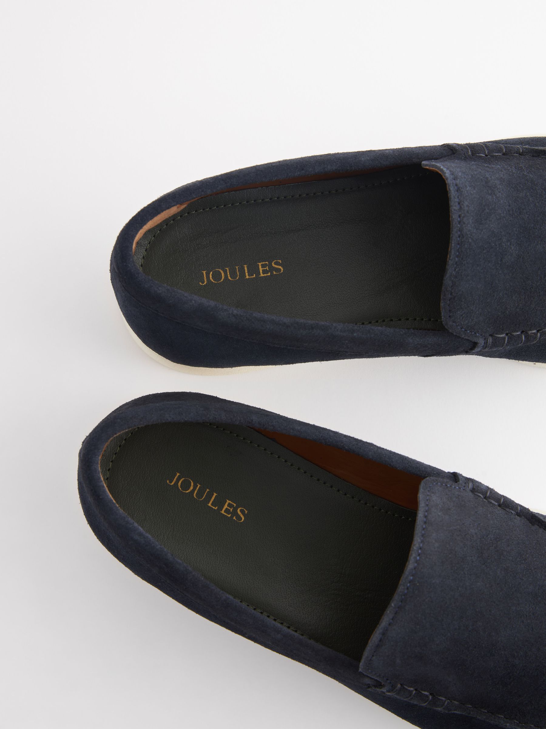 Navy Suede Apron Loafers - Image 5 of 6