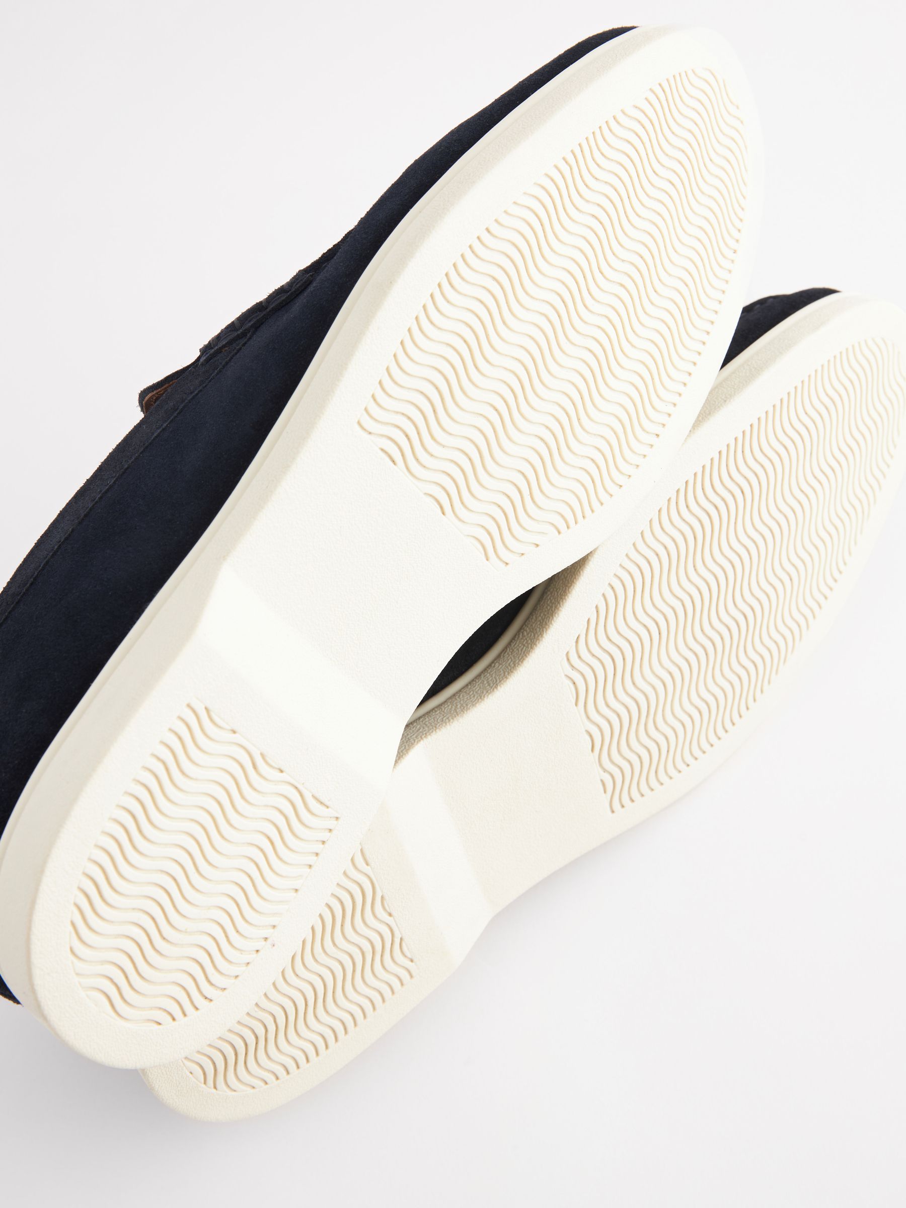 Navy Suede Apron Loafers - Image 6 of 6