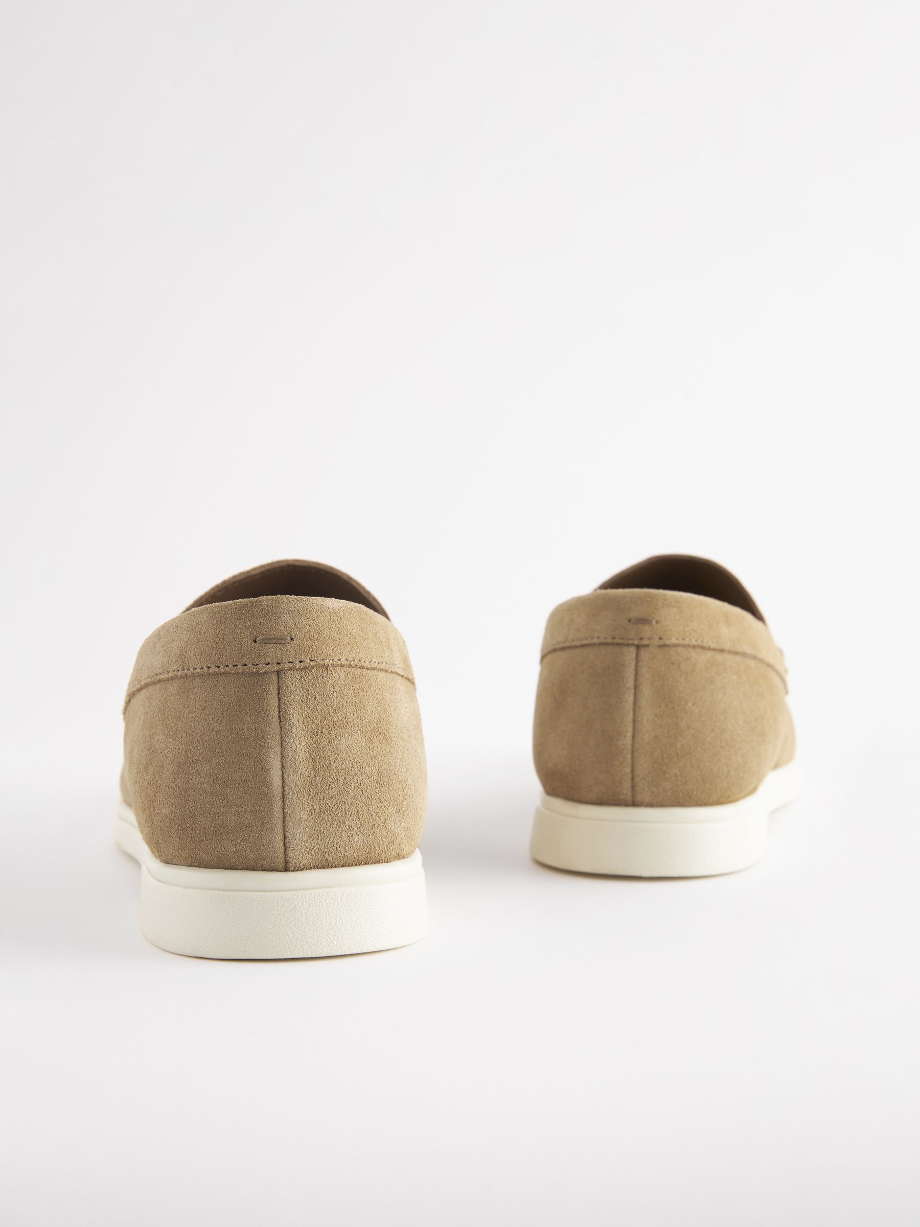 Tan Suede Apron Loafers - Image 6 of 6