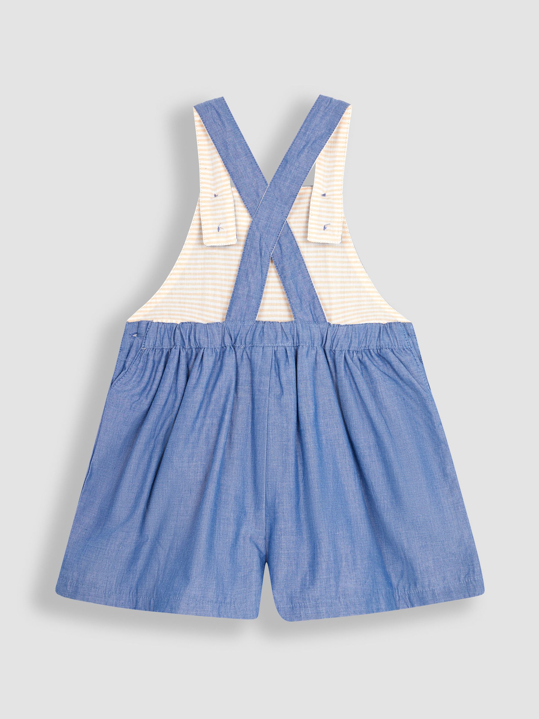 Chambray The Gruffalo Appliqué Pocket Culotte Dungarees - Image 6 of 7