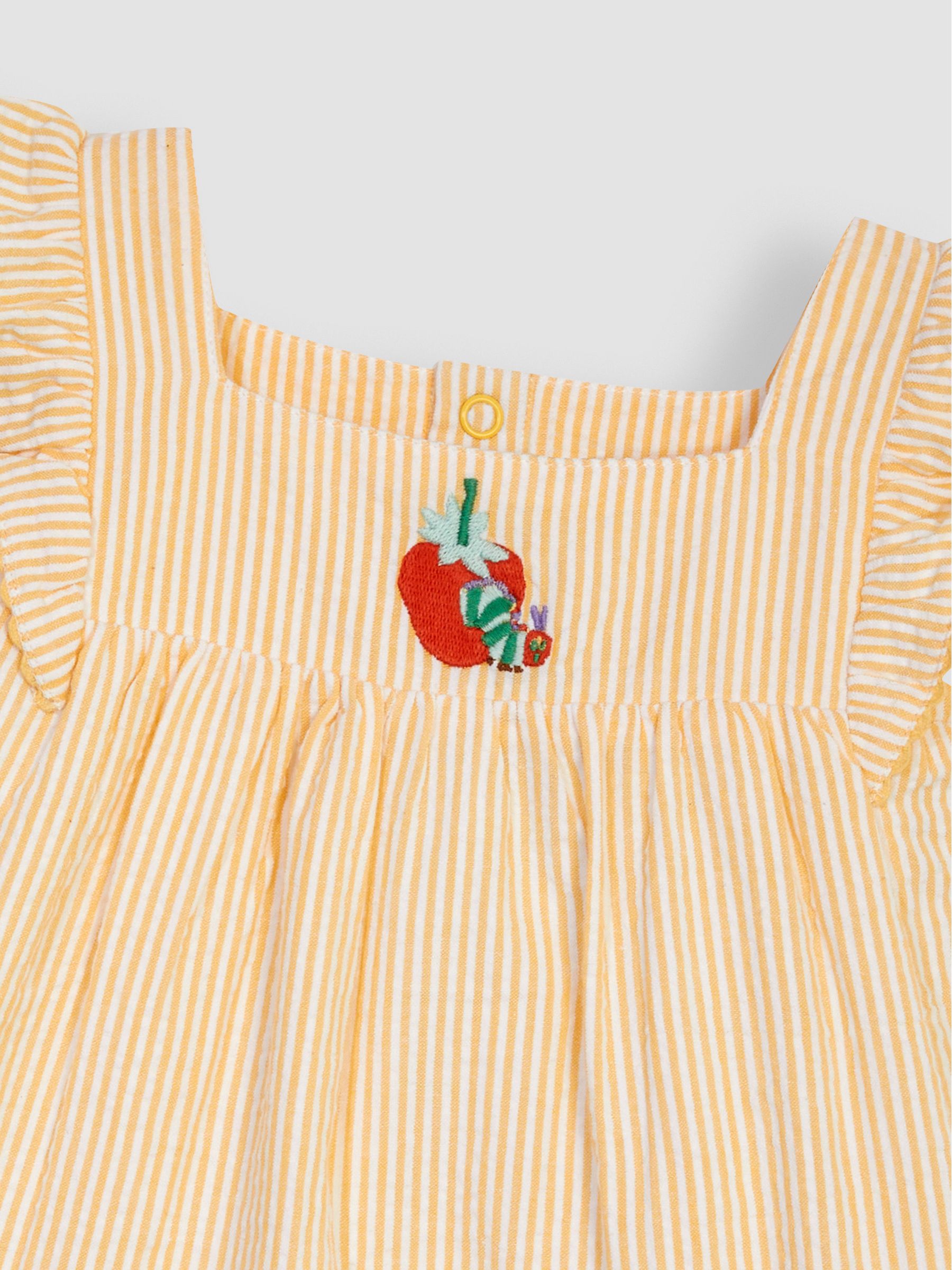 Yellow The Very Hungry Caterpillar Appliqué Pretty Summer Dress - Image 4 of 4