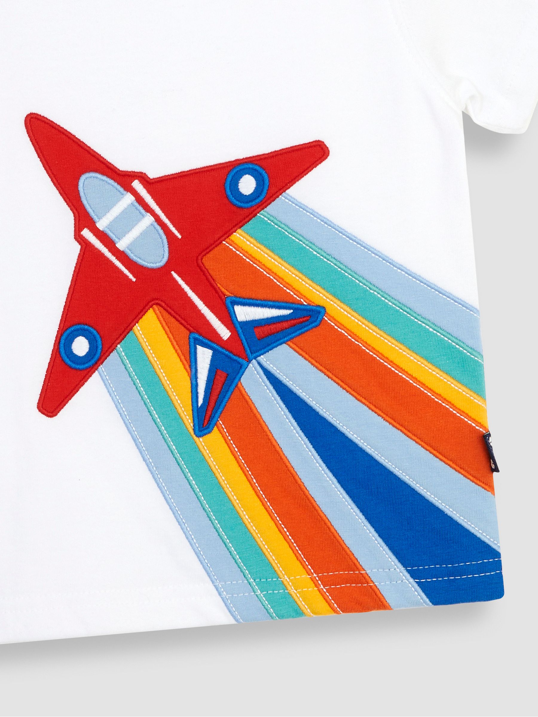 White Red Arrows Appliqué T-Shirt - Image 3 of 5