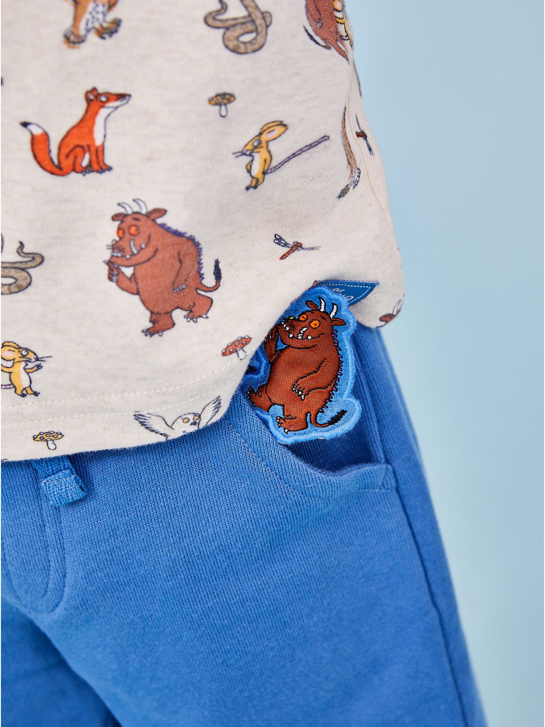 Blue 2-Piece Gruffalo T-Shirt & Shorts Set - Image 3 of 8