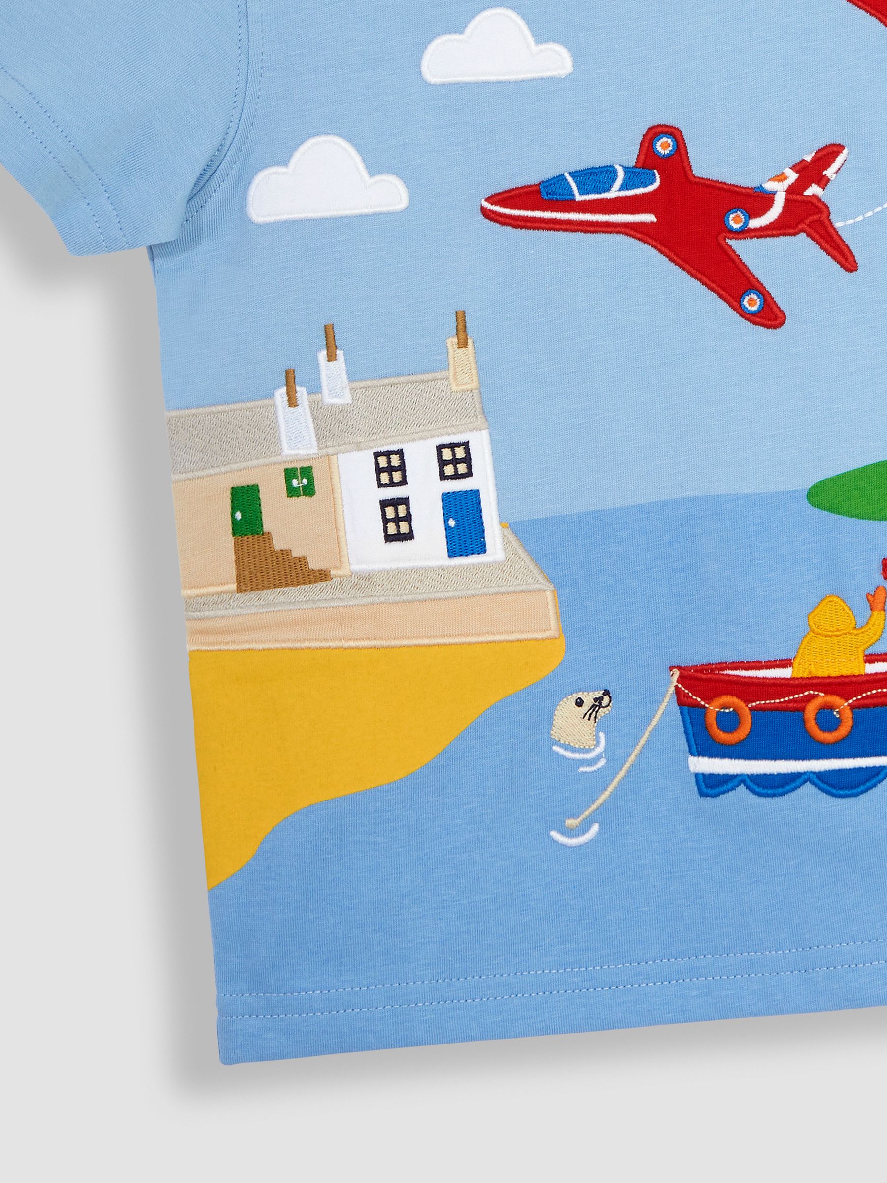 Blue Red Arrows Appliqué T-Shirt - Image 3 of 6