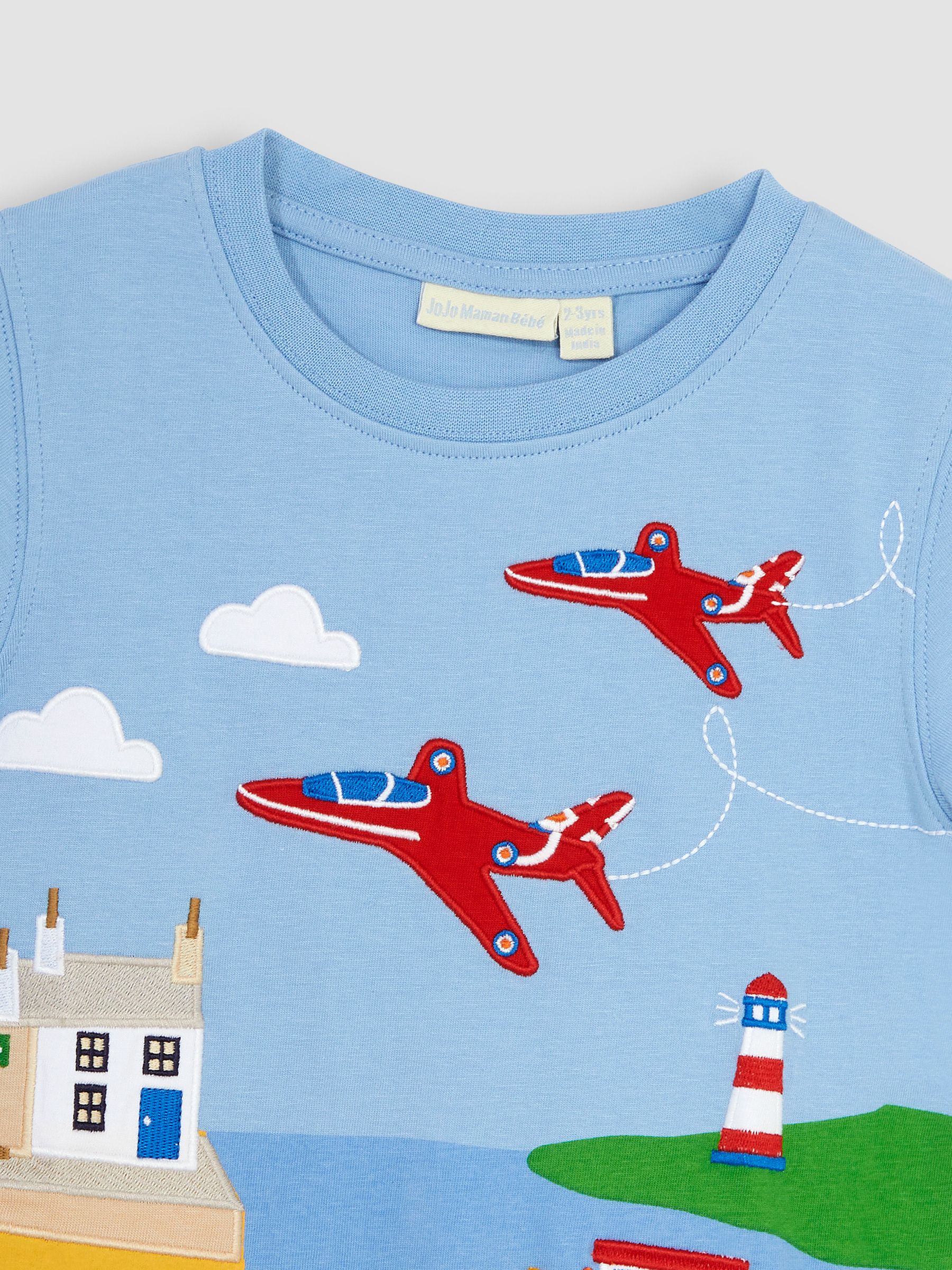 Blue Red Arrows Appliqué T-Shirt - Image 5 of 6