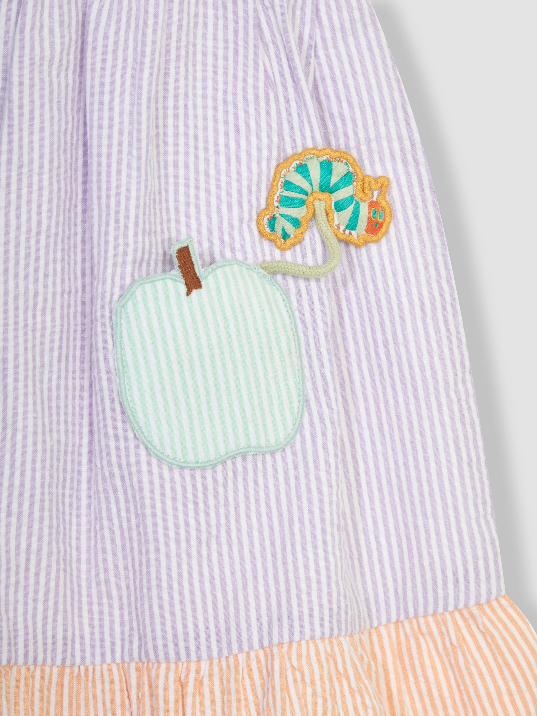 Green The Very Hungry Caterpillar Embroidered Button Through Dress - Image 6 of 6
