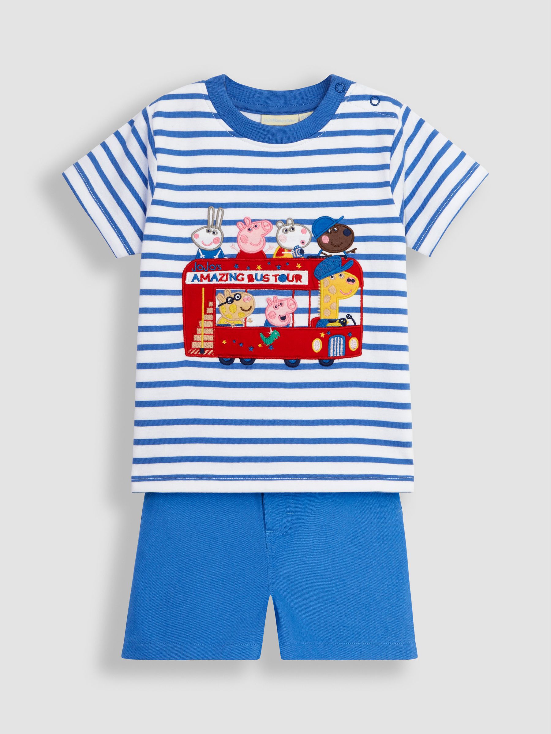 2-Piece Peppa Pig Appliqué T-Shirt & Shorts Set in Blue - Image 2 of 3