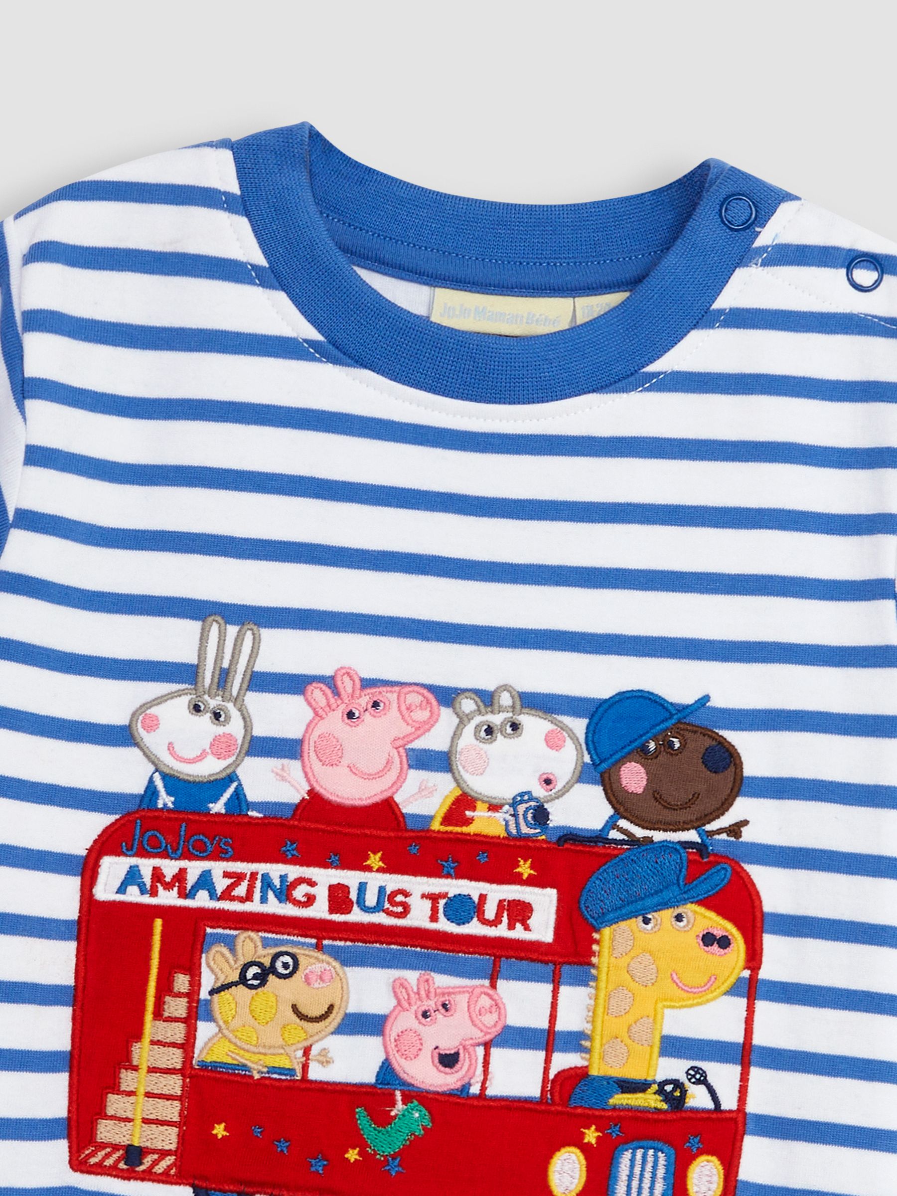 2-Piece Peppa Pig Appliqué T-Shirt & Shorts Set in Blue - Image 3 of 3