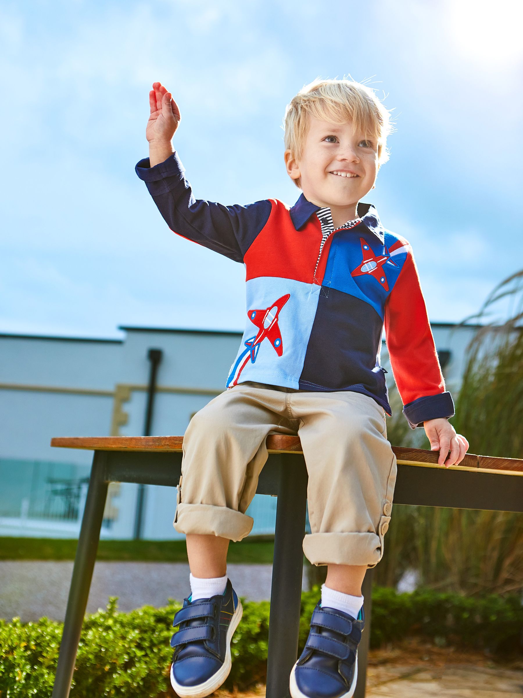 Red Red Arrows Appliqué Rugby Top - Image 2 of 7