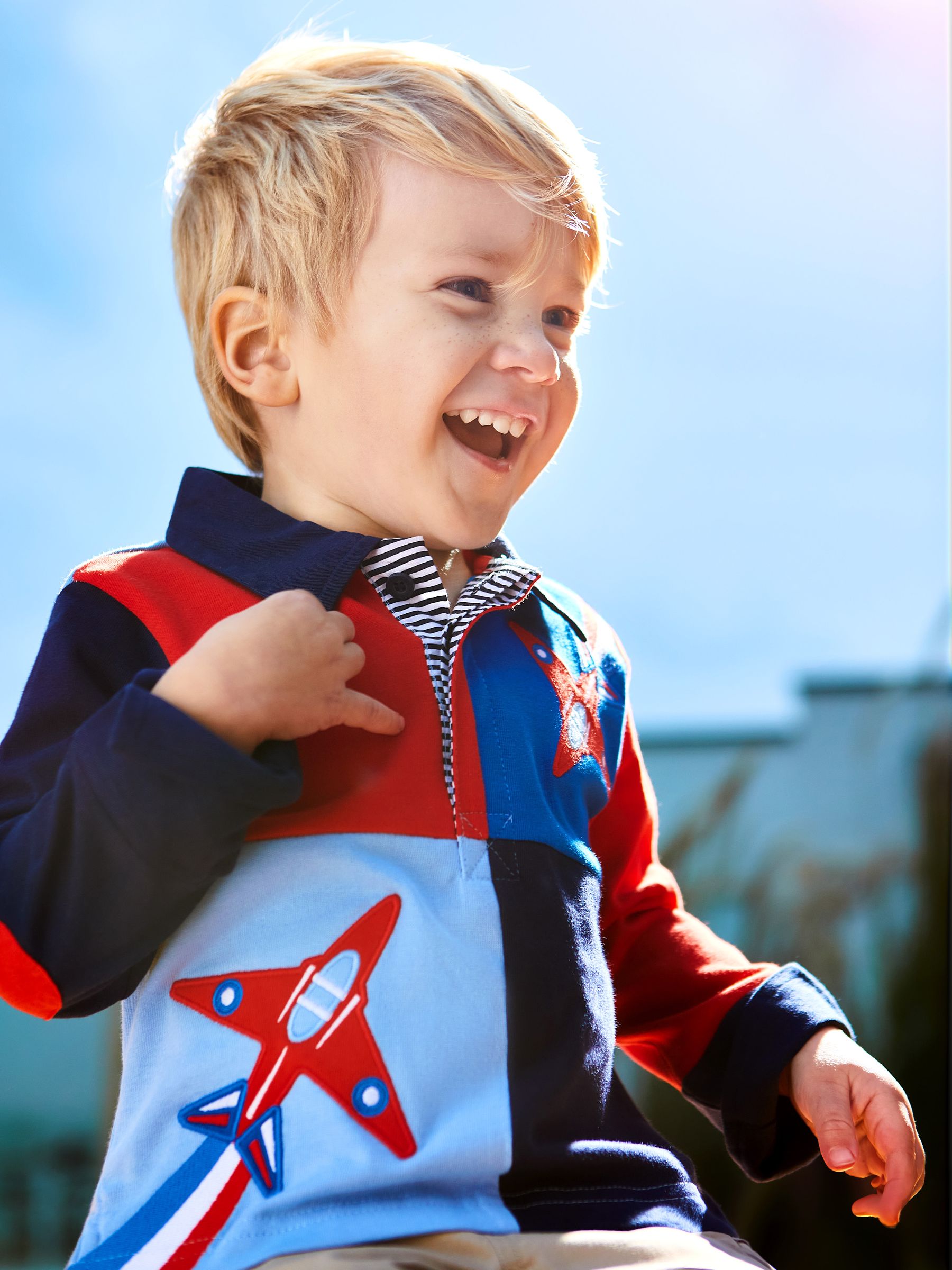 Red Red Arrows Appliqué Rugby Top - Image 4 of 7