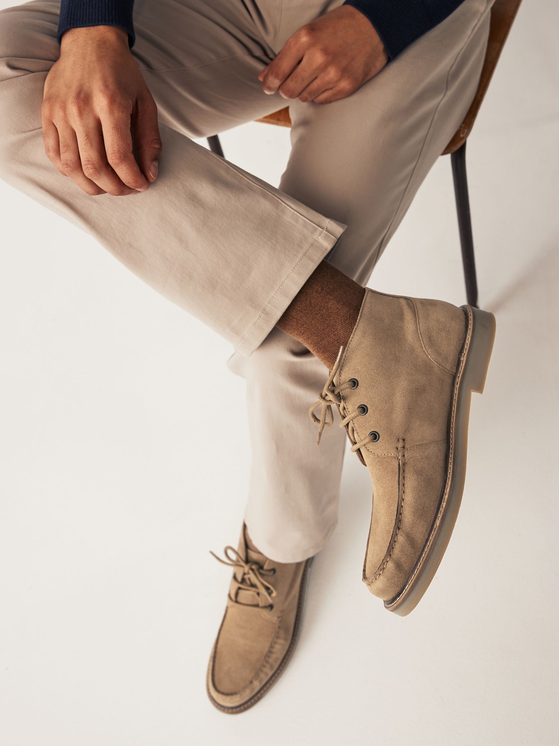 Sand Suede Apron Chukka Boots - Image 2 of 7