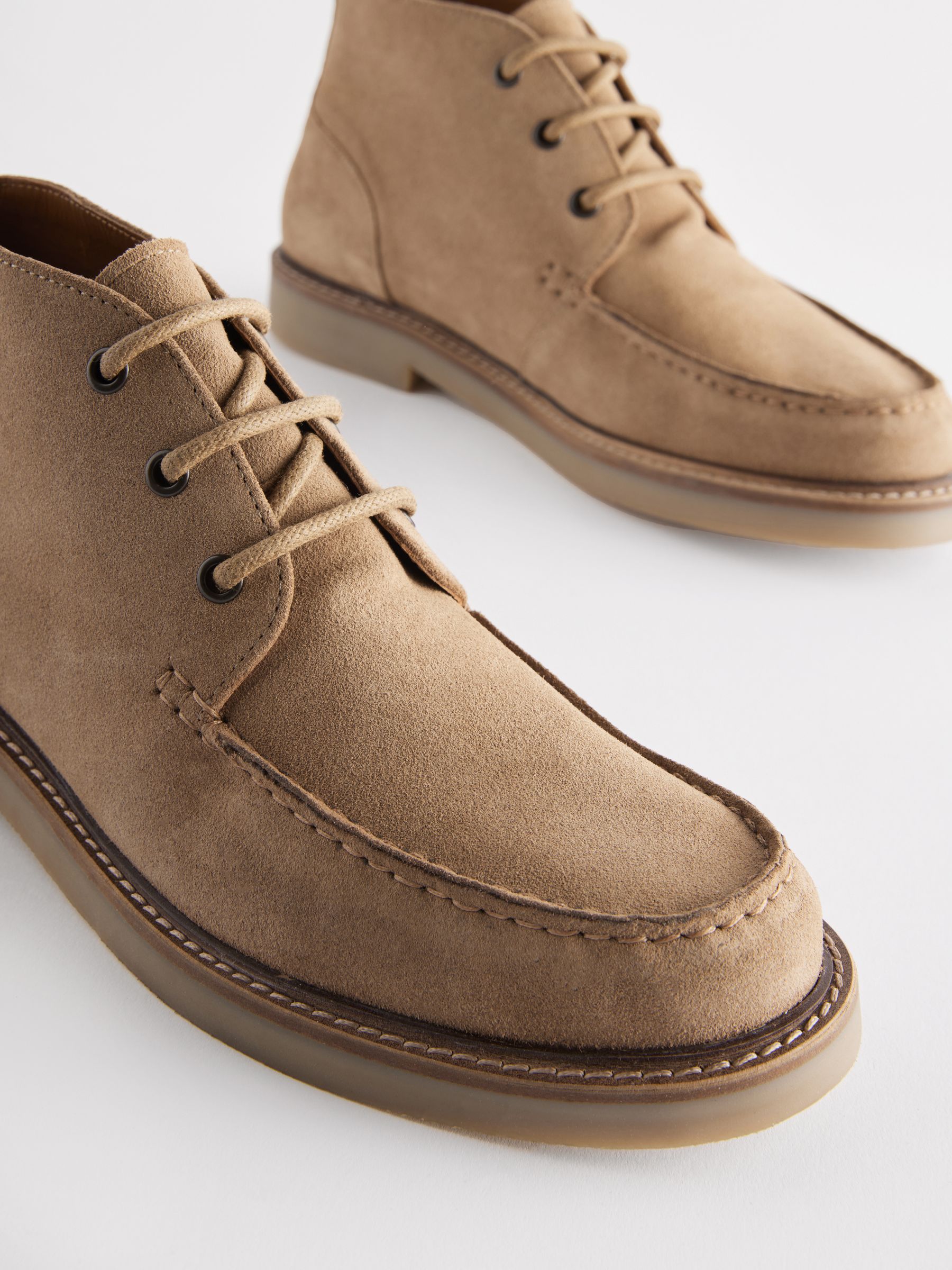 Sand Suede Apron Chukka Boots - Image 4 of 7