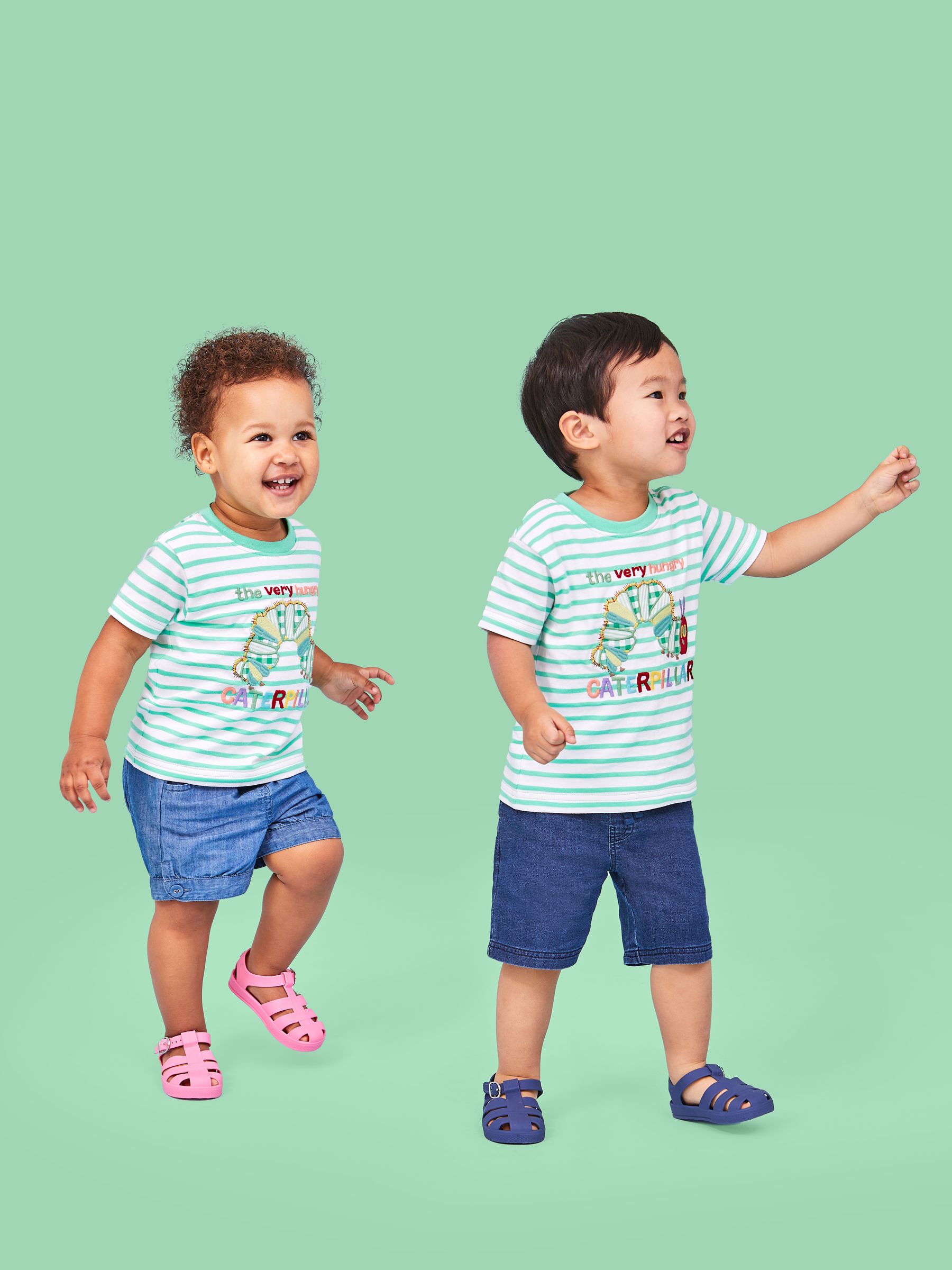 Blue The Very Hungry Caterpillar Applique T-Shirt - Image 4 of 6