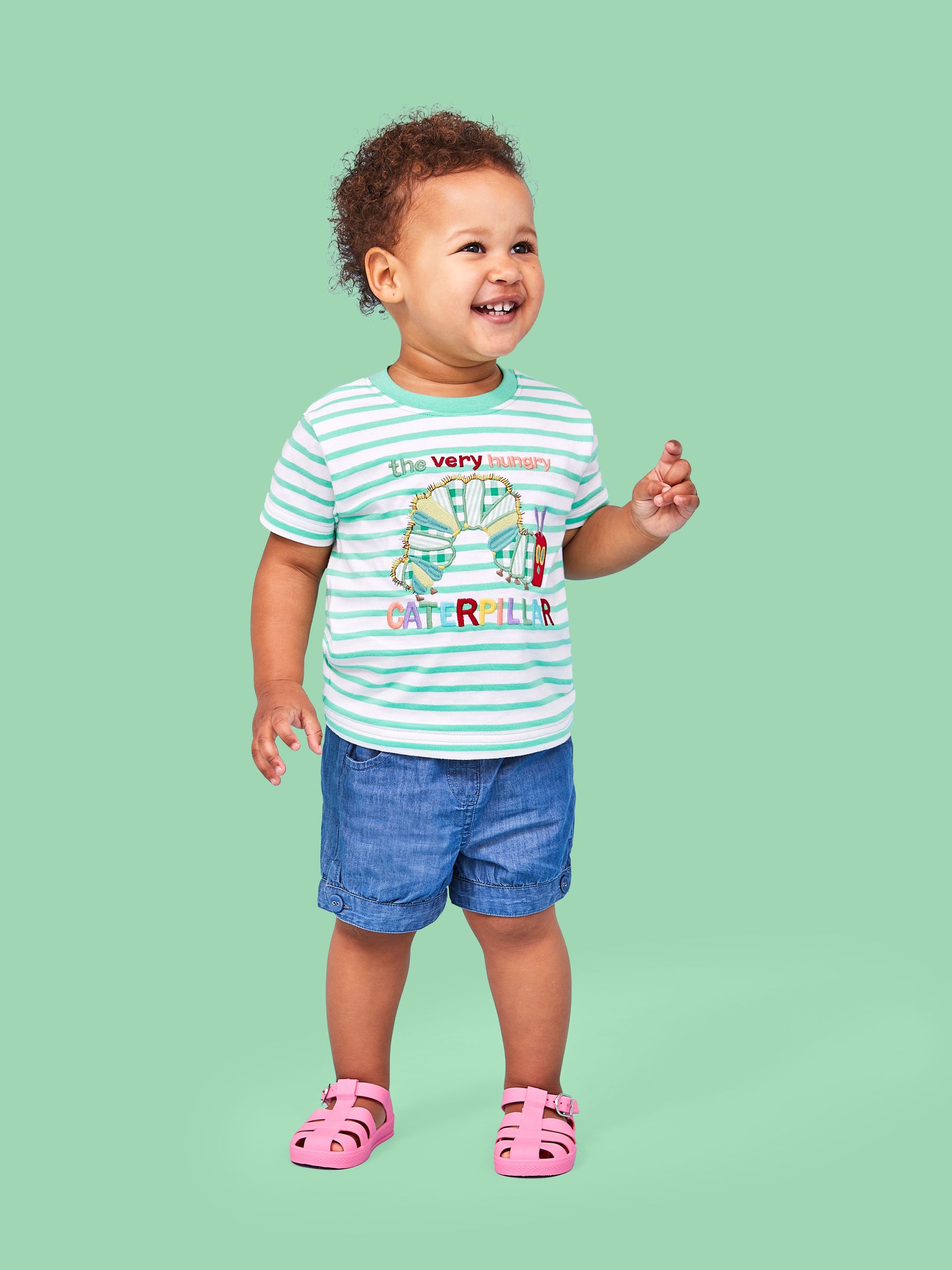 Blue The Very Hungry Caterpillar Applique T-Shirt - Image 6 of 6