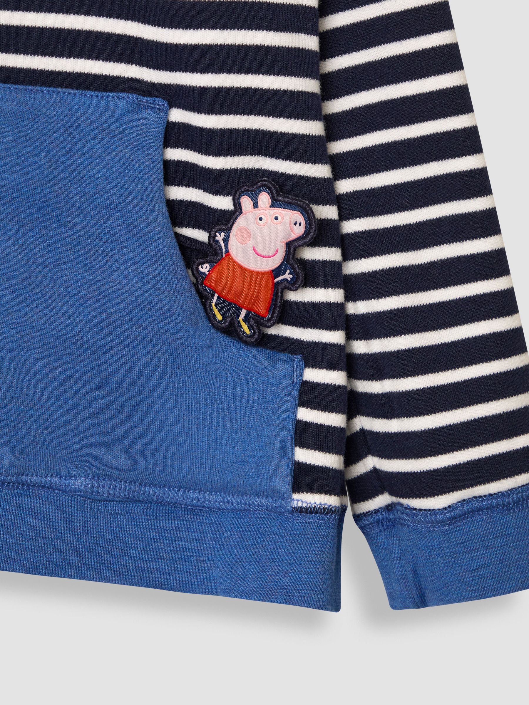 Cobalt Peppa Pig Appliqué Reversible Hoodie - Image 10 of 10