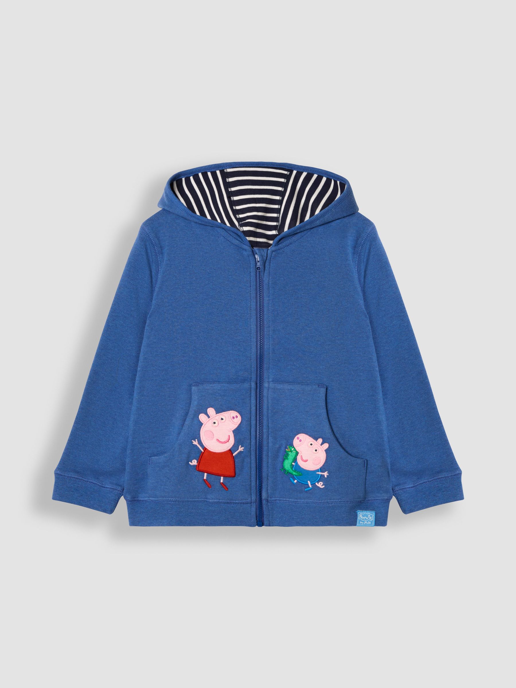 Cobalt Peppa Pig Appliqué Reversible Hoodie - Image 5 of 10