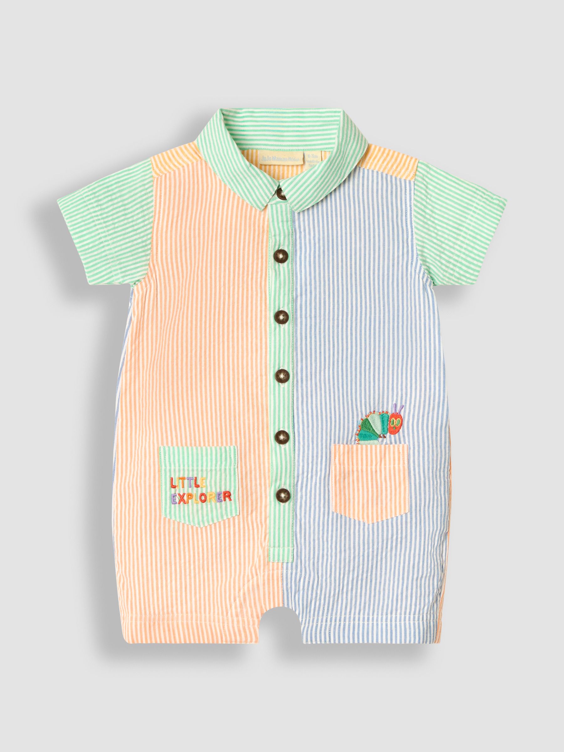 Green The Very Hungry Caterpillar Embroidered Romper - Image 2 of 8