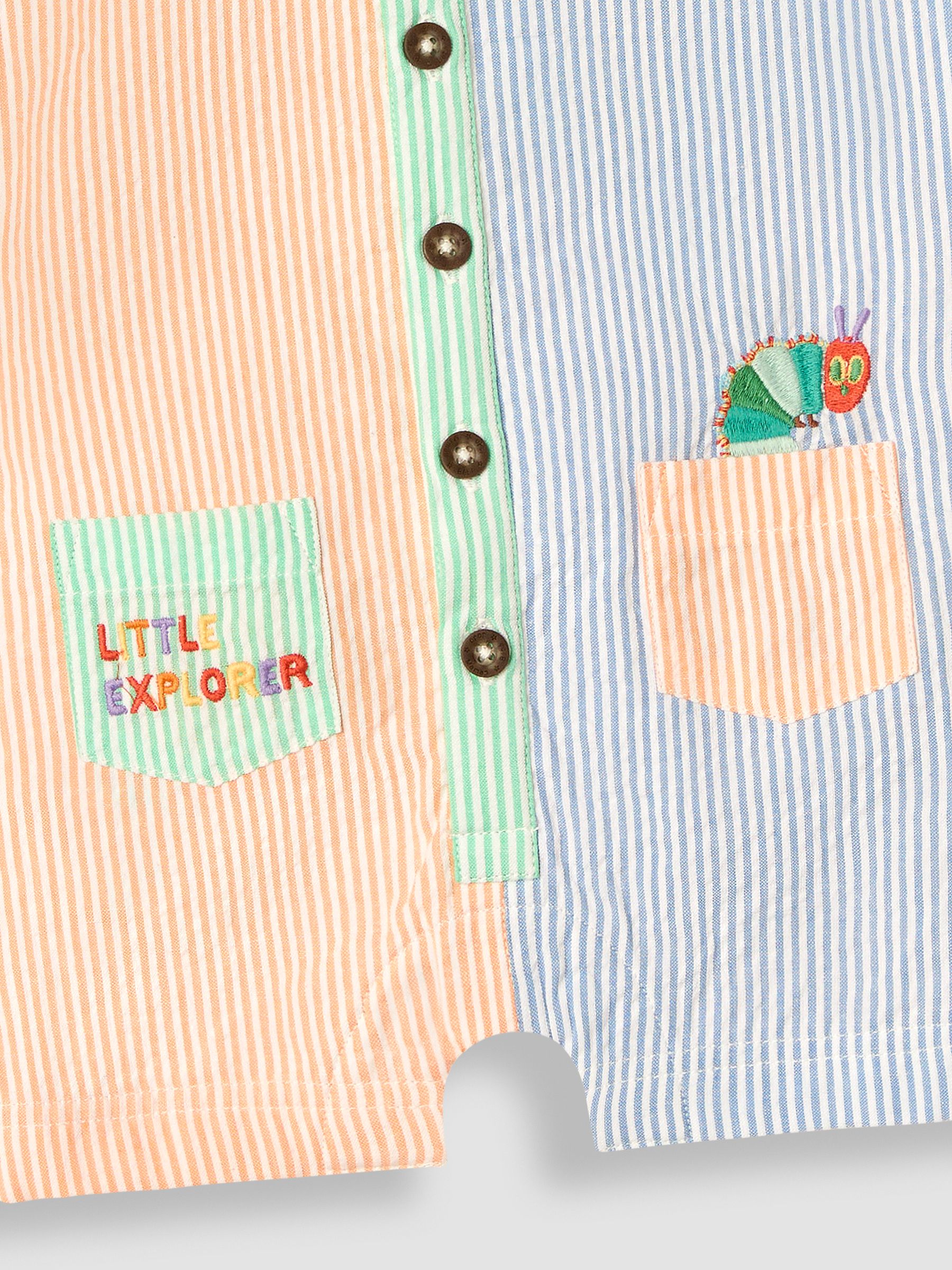Green The Very Hungry Caterpillar Embroidered Romper - Image 7 of 8