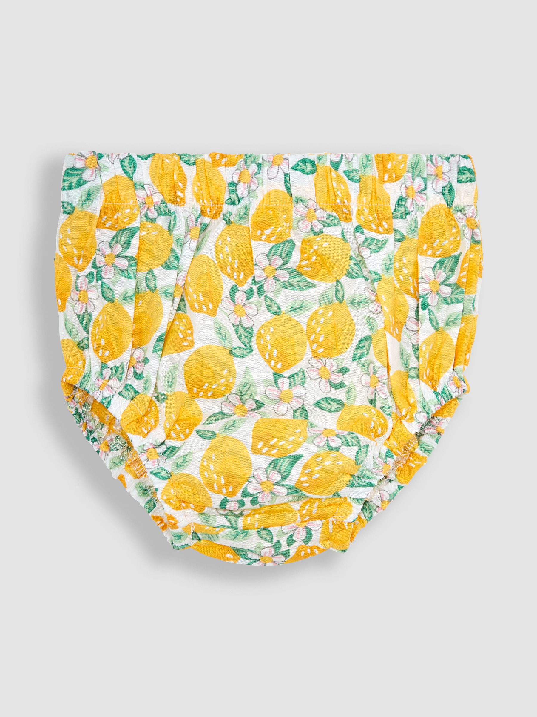 Lemon Bloom Pretty Summer Baby Dress in White - Image 3 of 4