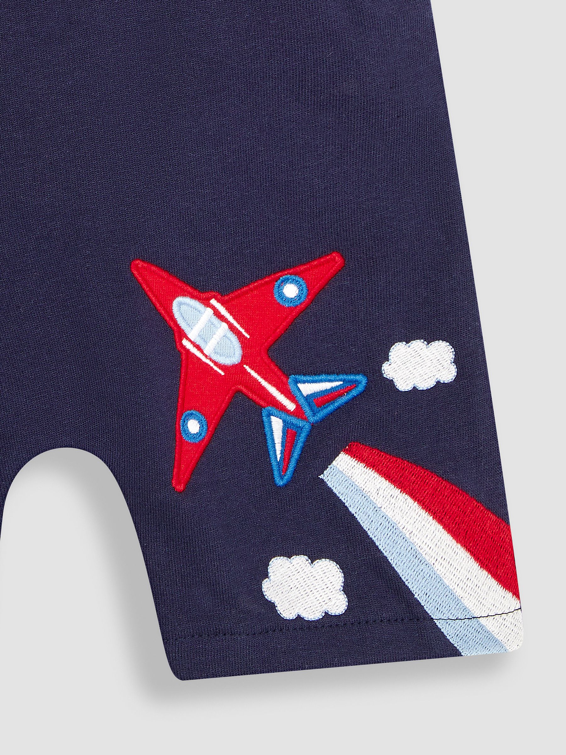 2-Piece Red Arrows Dungarees & T-Shirt Set in Navy - Image 3 of 8